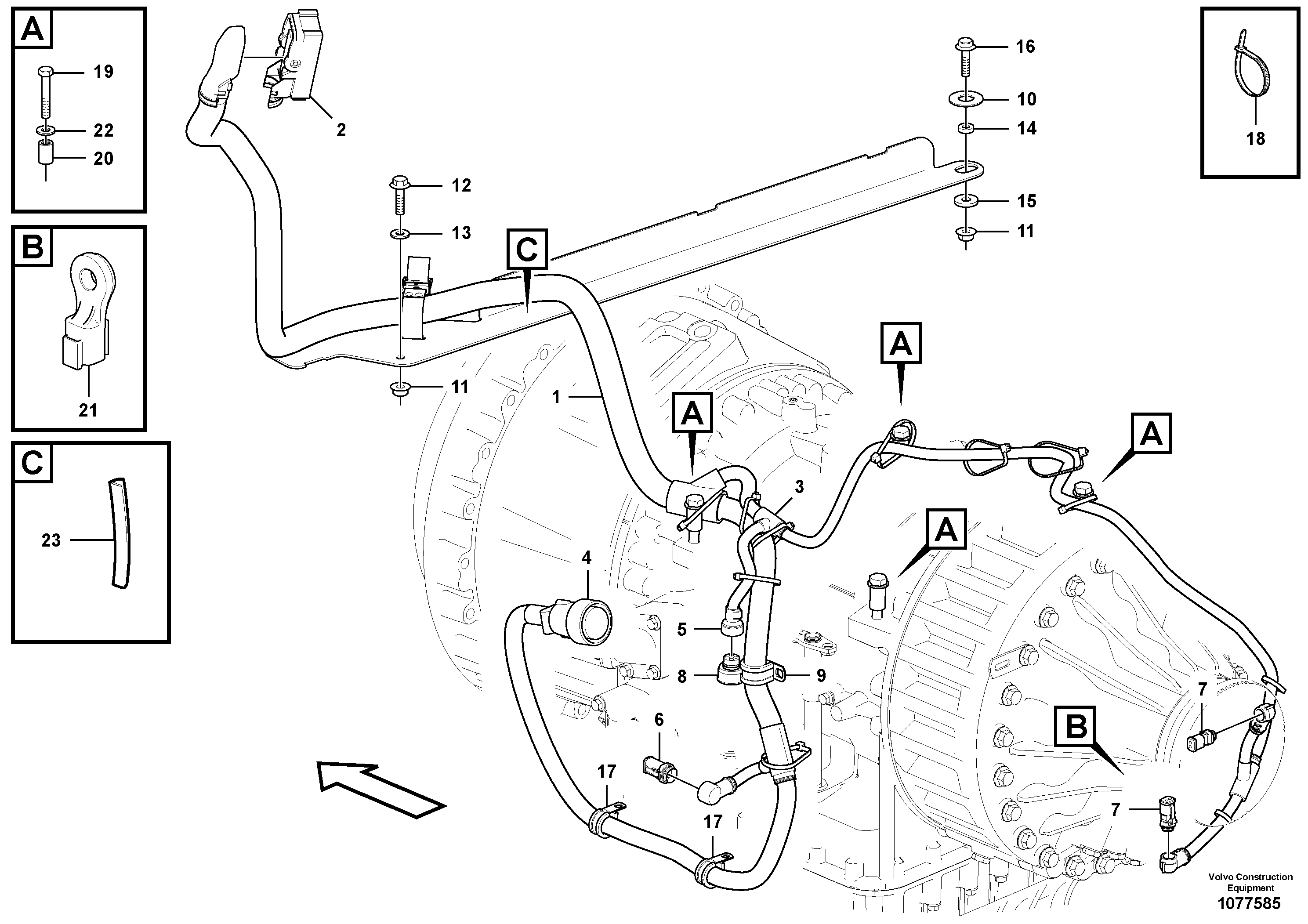 Support Leg VOE17270029 VOLVO