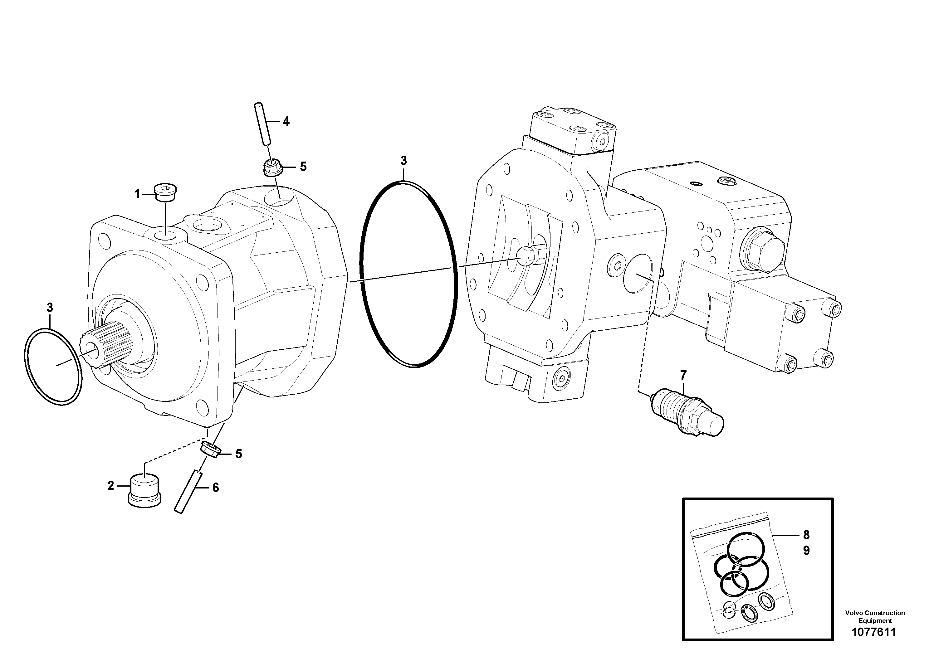 Brake disk VOE14603856 VOLVO