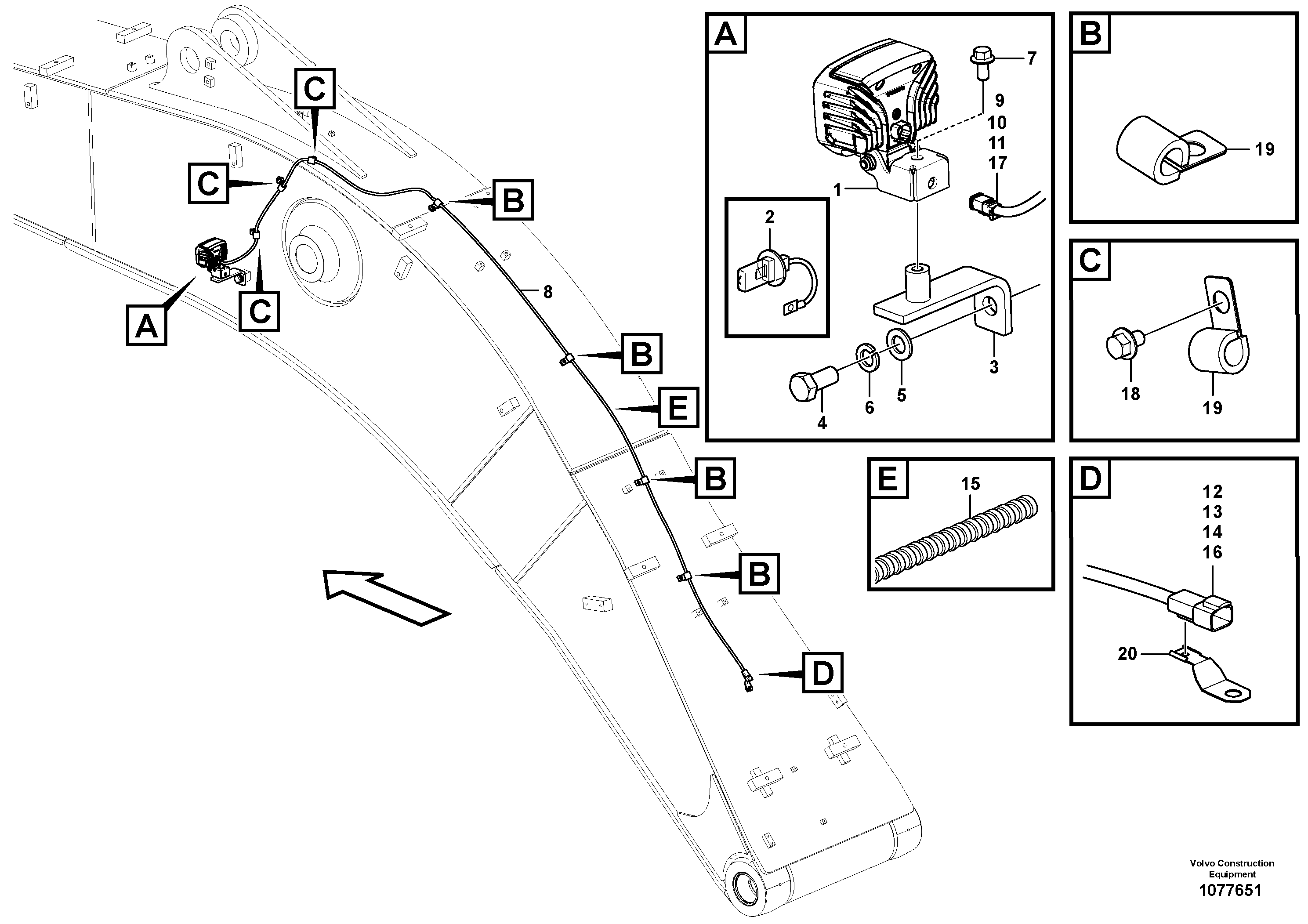 Support Leg VOE14680130 VOLVO