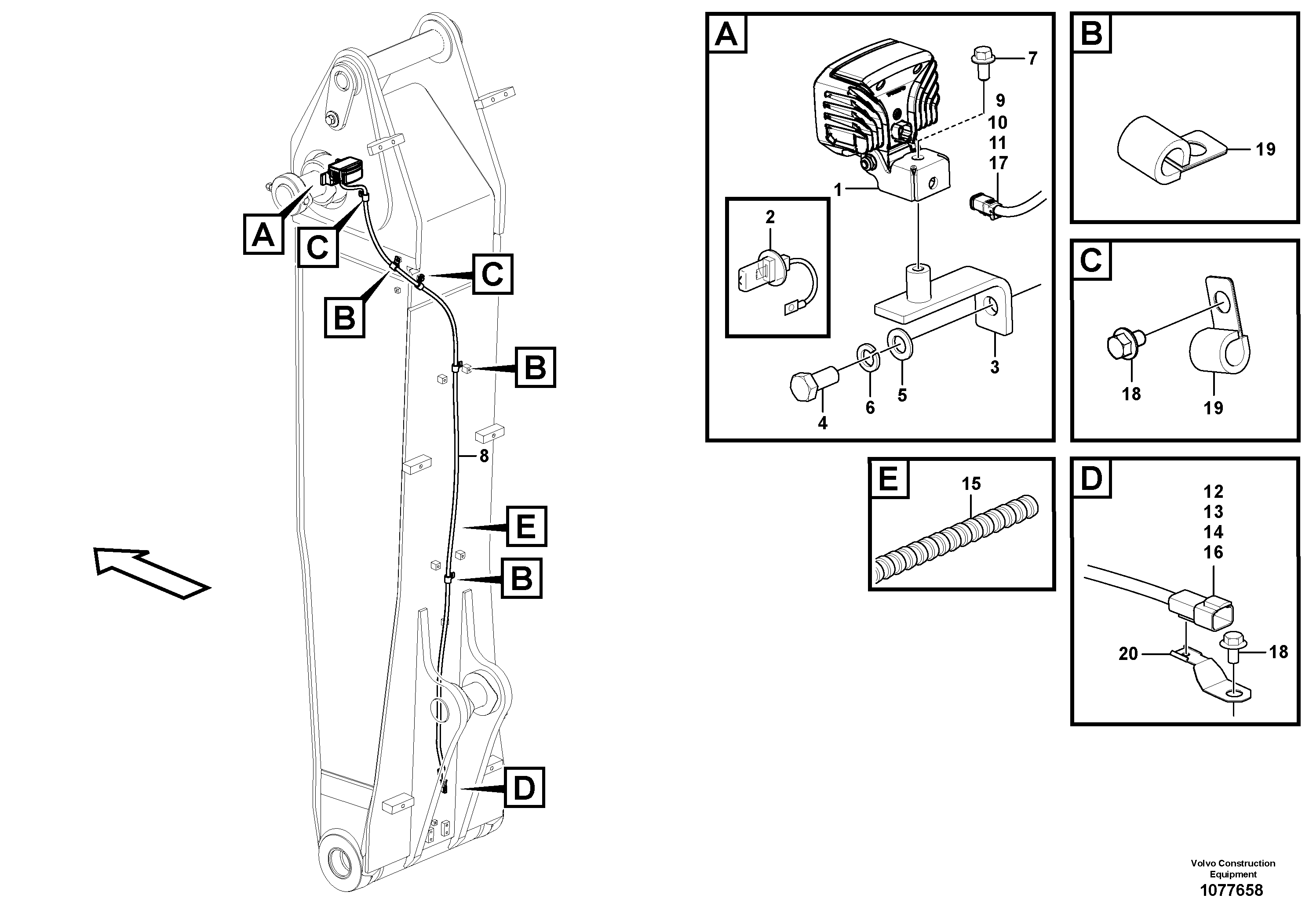 Support Leg VOE14690170 VOLVO