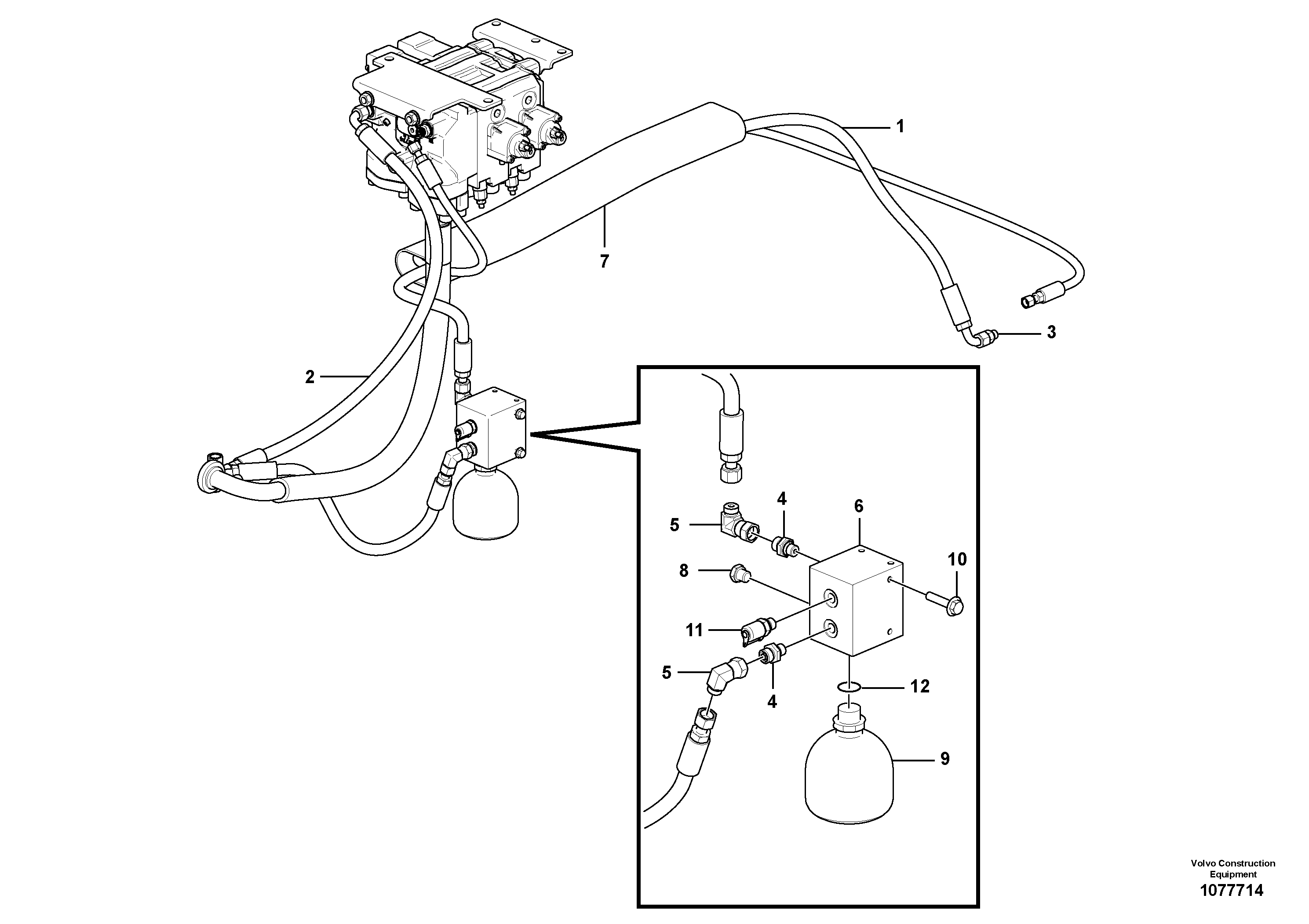 Timing gear casing VOE17284045 VOLVO