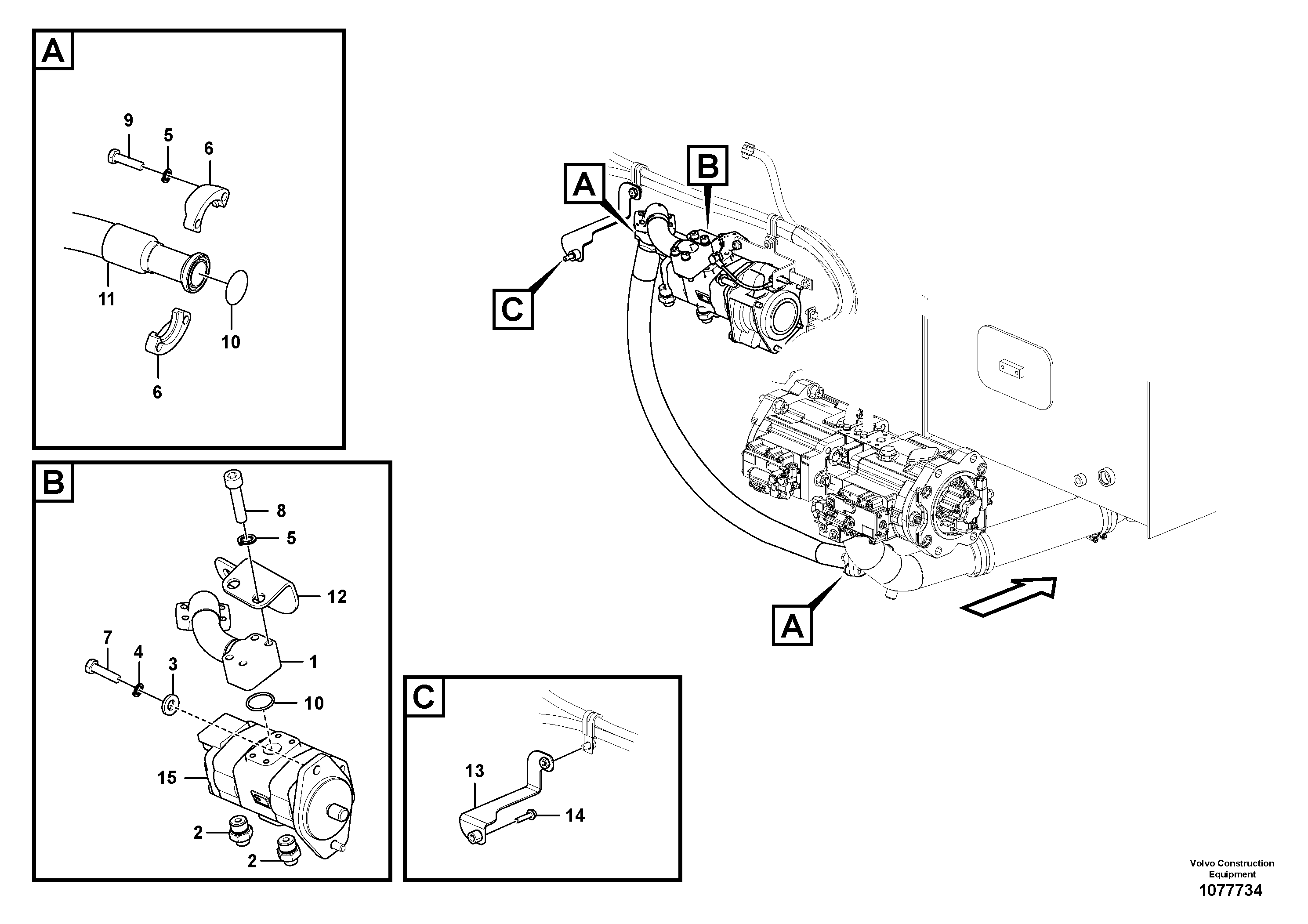 Seat frame VOE14663388 VOLVO