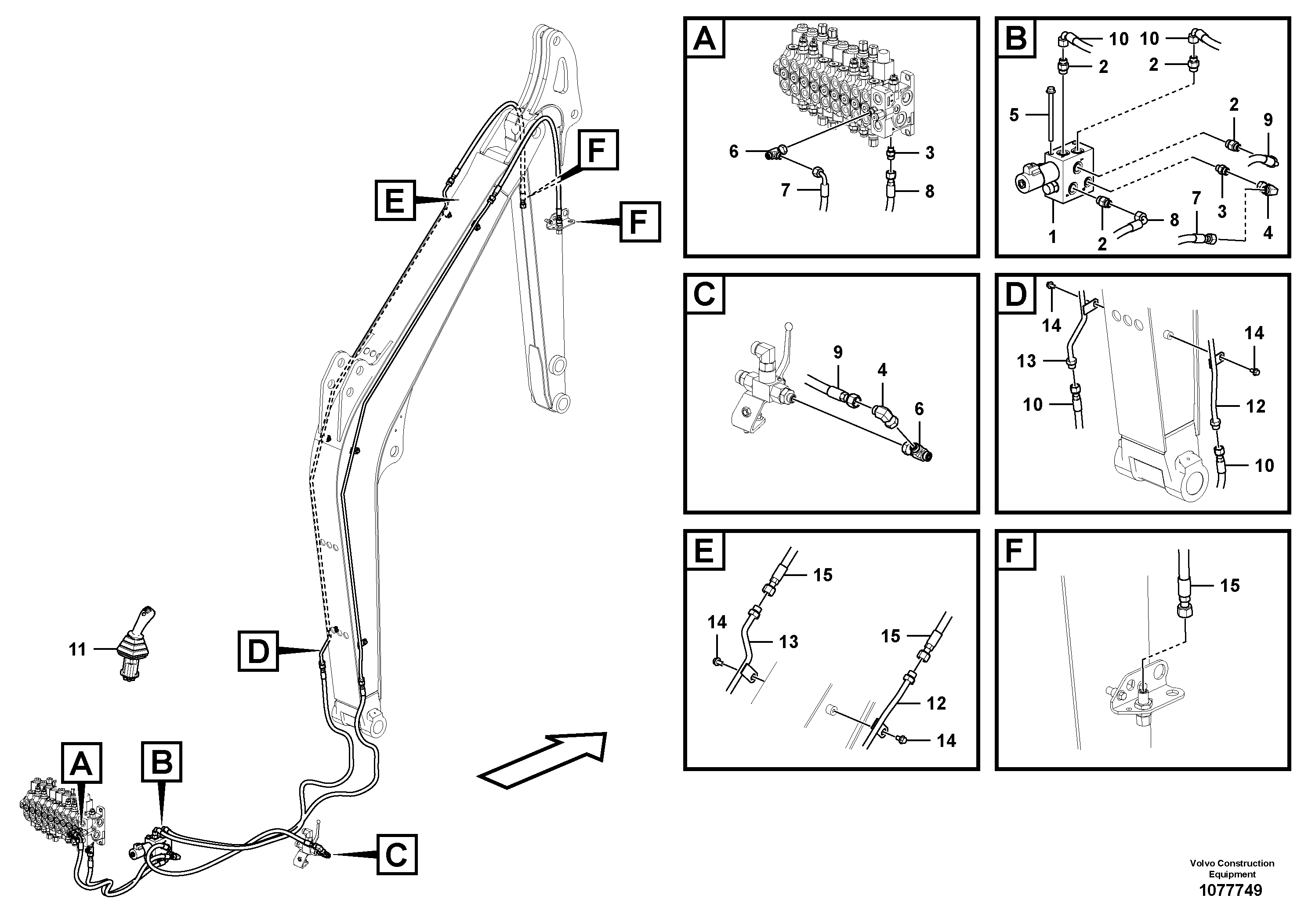 Fuel miser valve VOE15670335 VOLVO