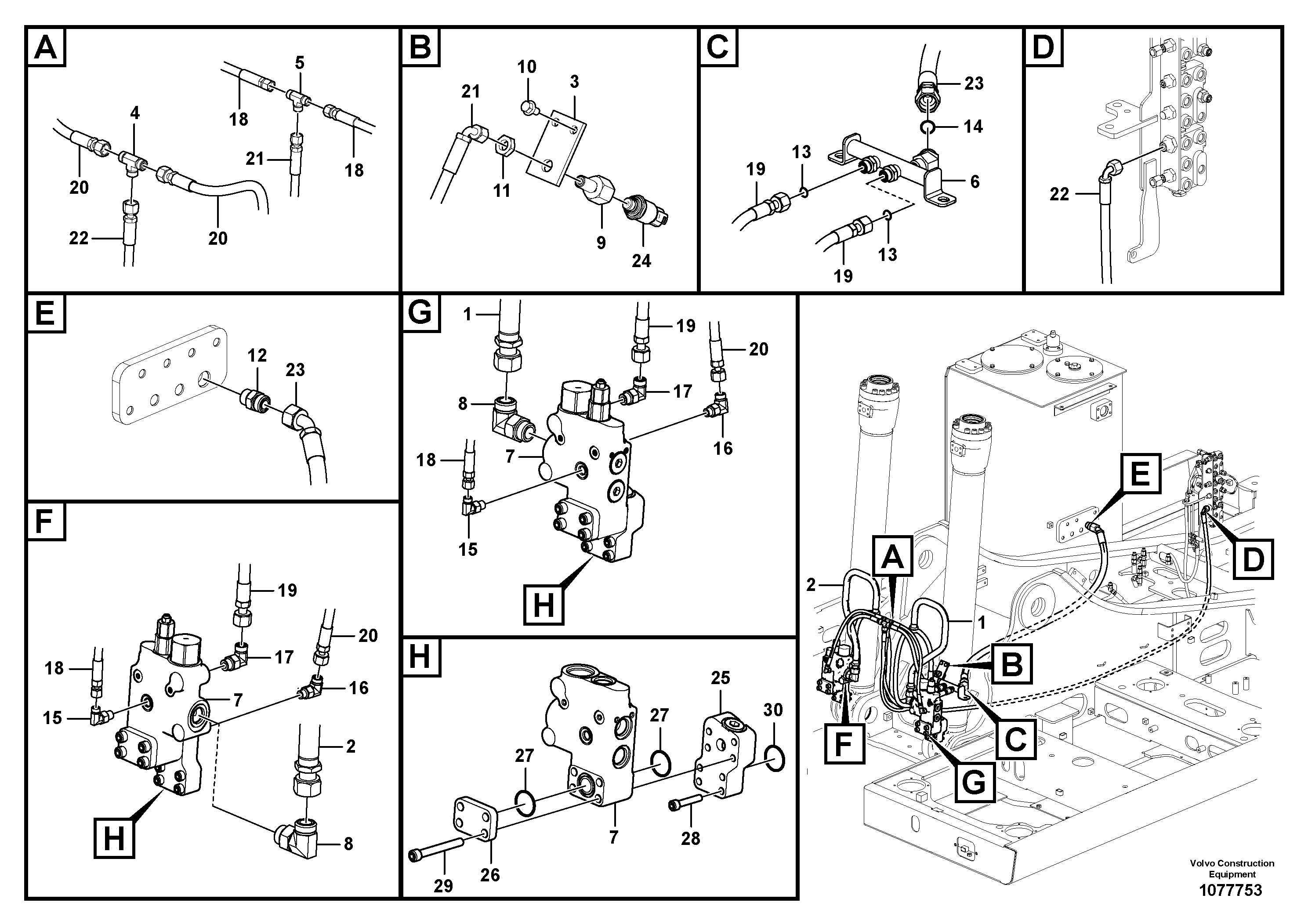 Shaft Guide VOE14709111 VOLVO