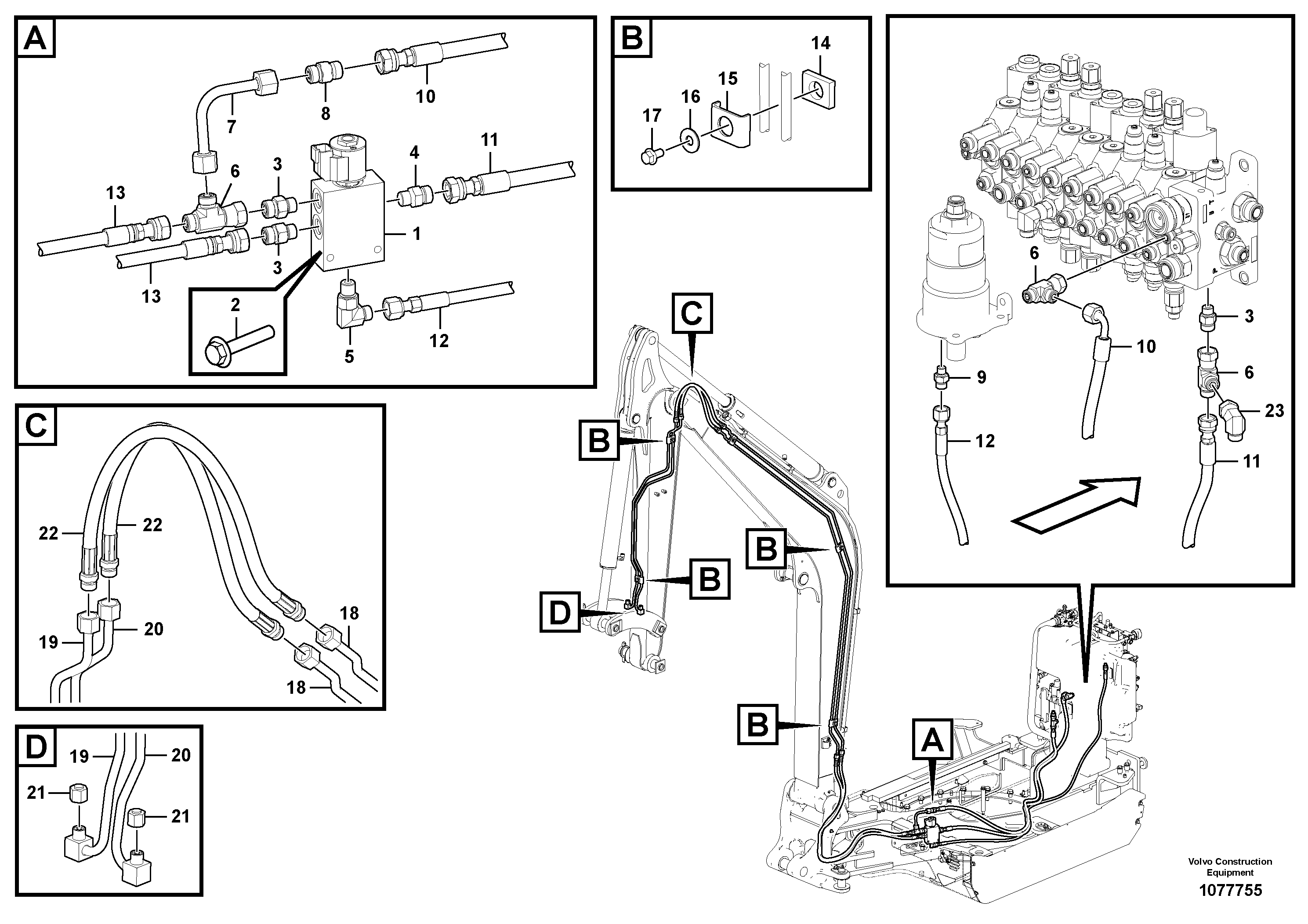 Fuel miser valve VOE15644905 VOLVO