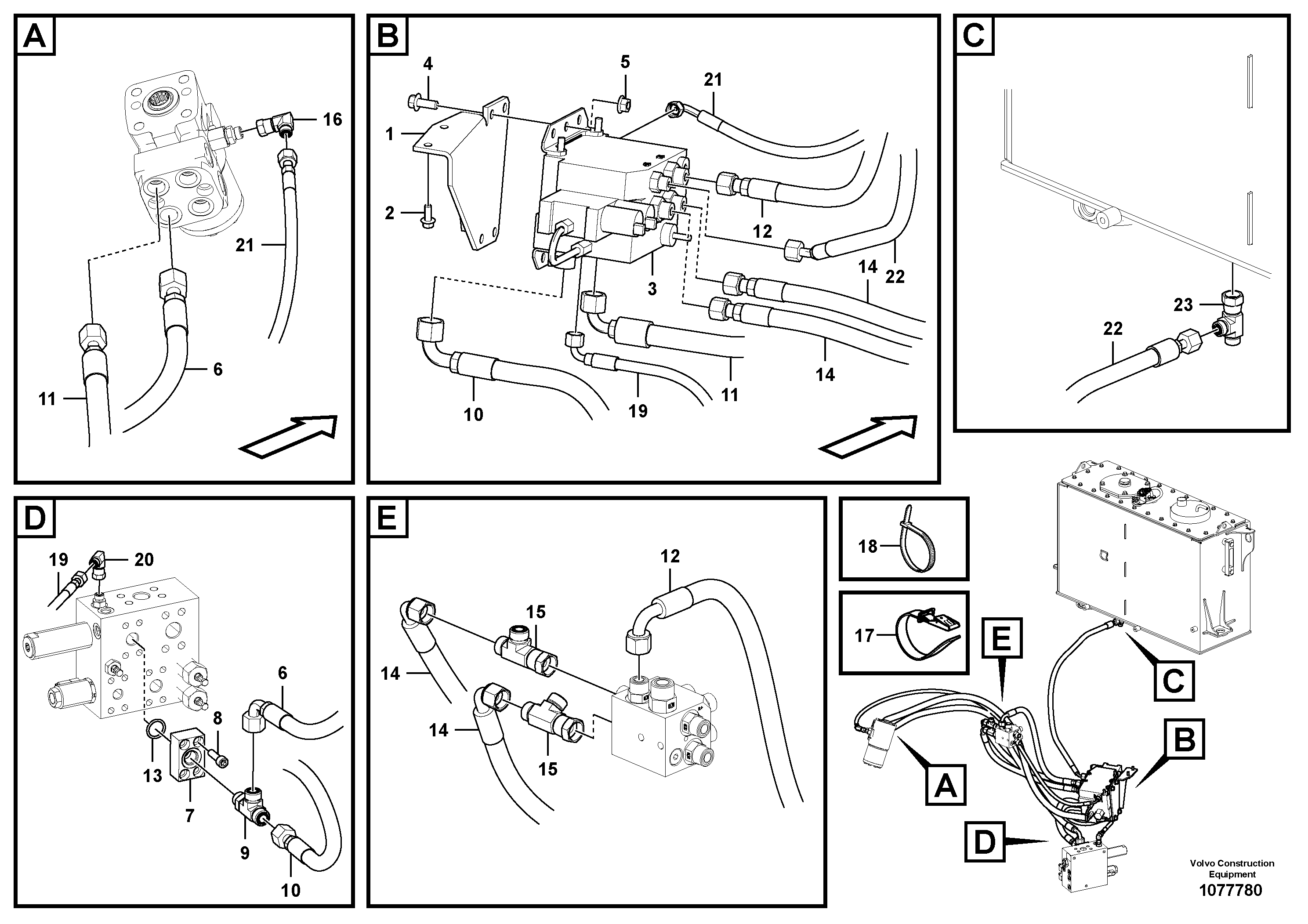 Timing gear casing VOE15101942 VOLVO