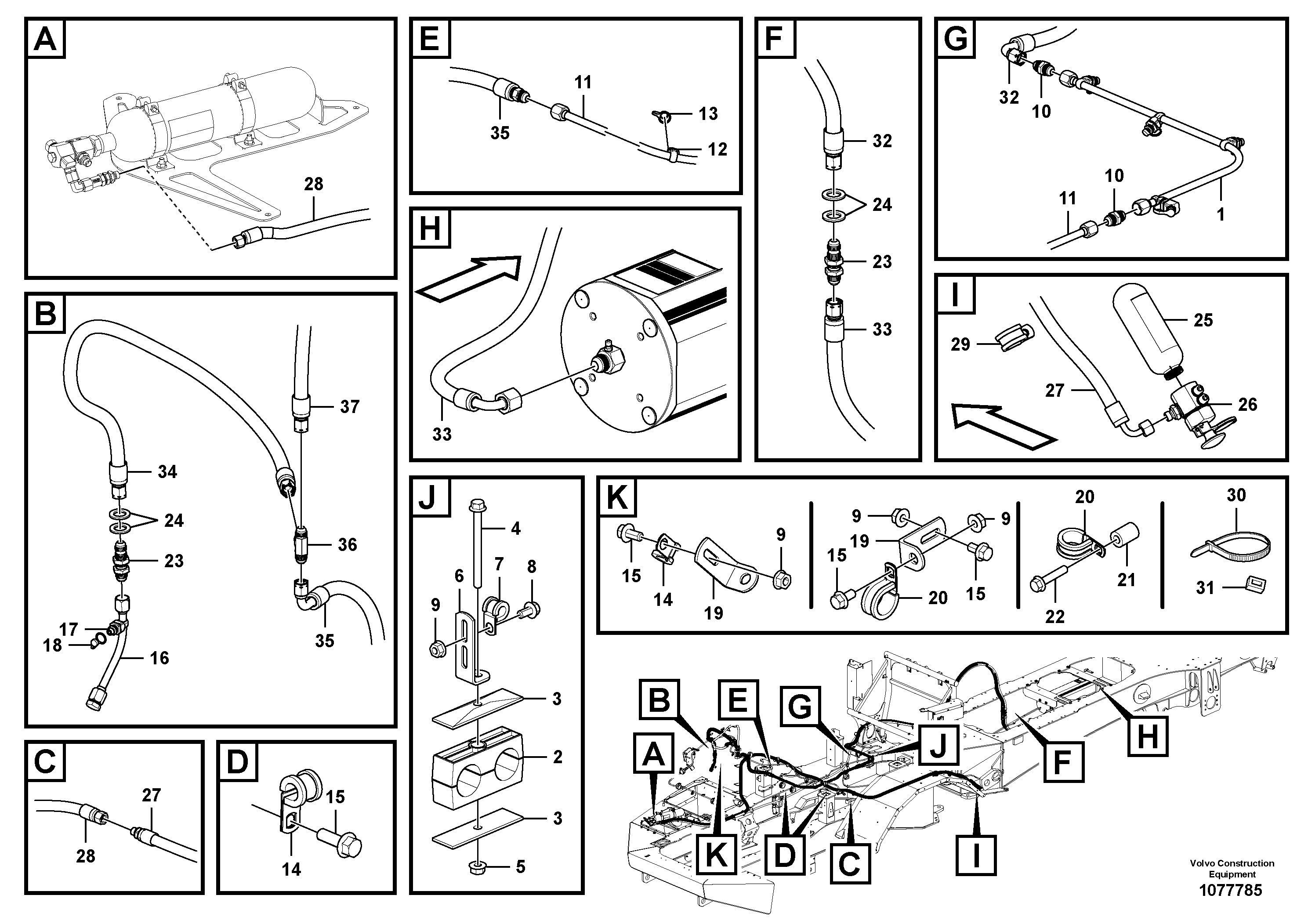 Diode Cable VOE995079 VOLVO