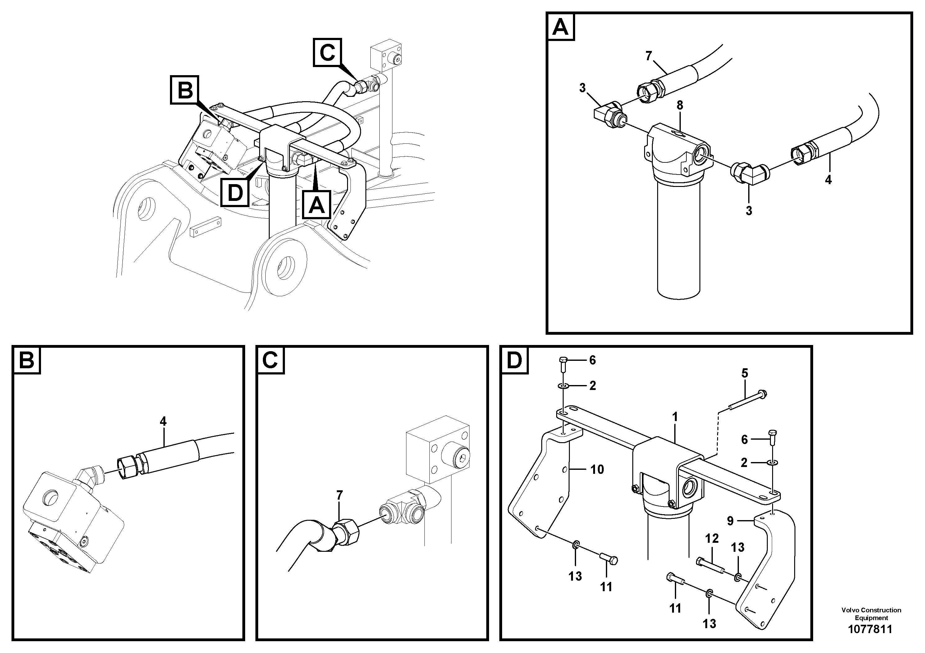 Timing gear casing VOE14651344 VOLVO