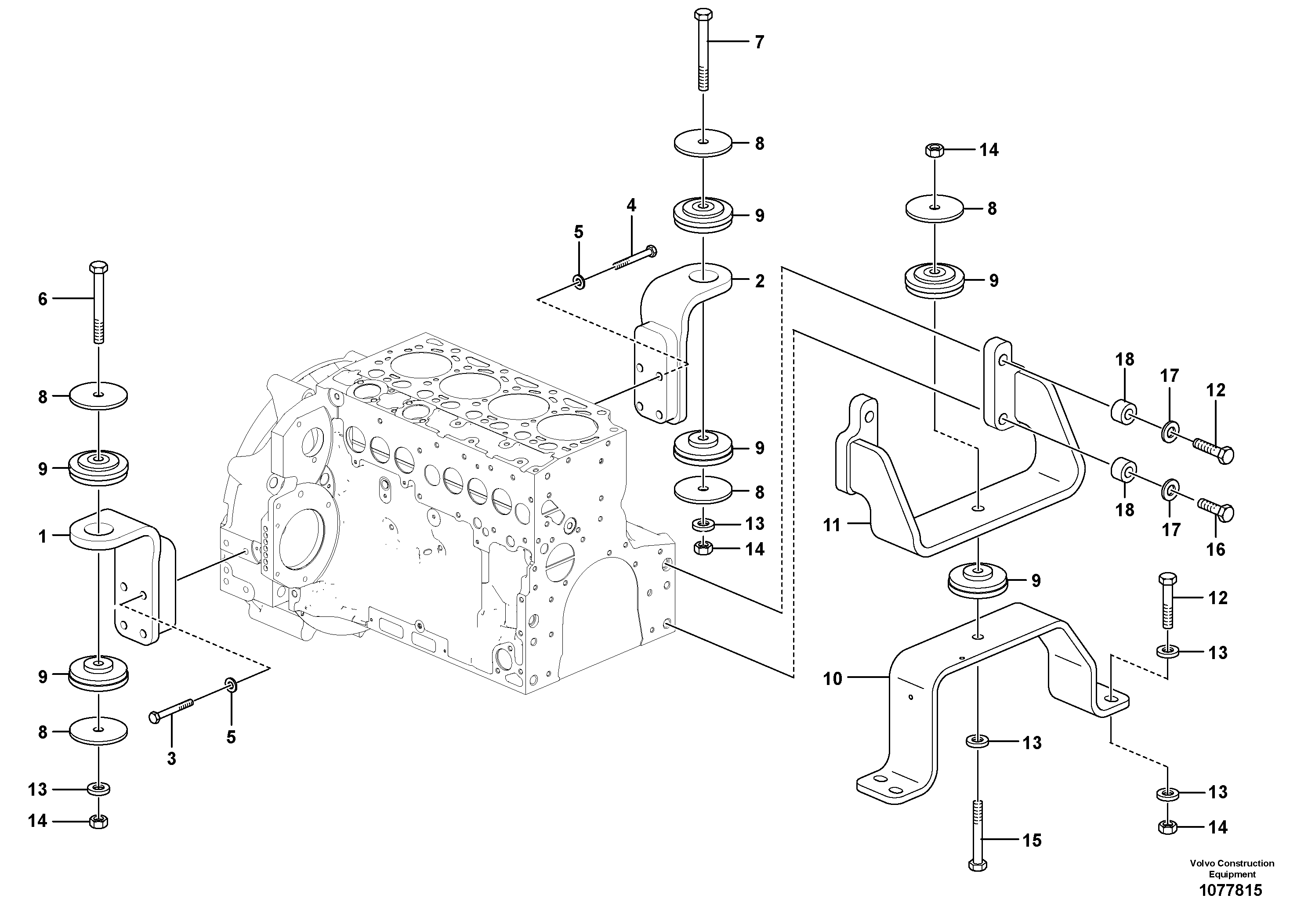 Seat frame VOE12766516 VOLVO