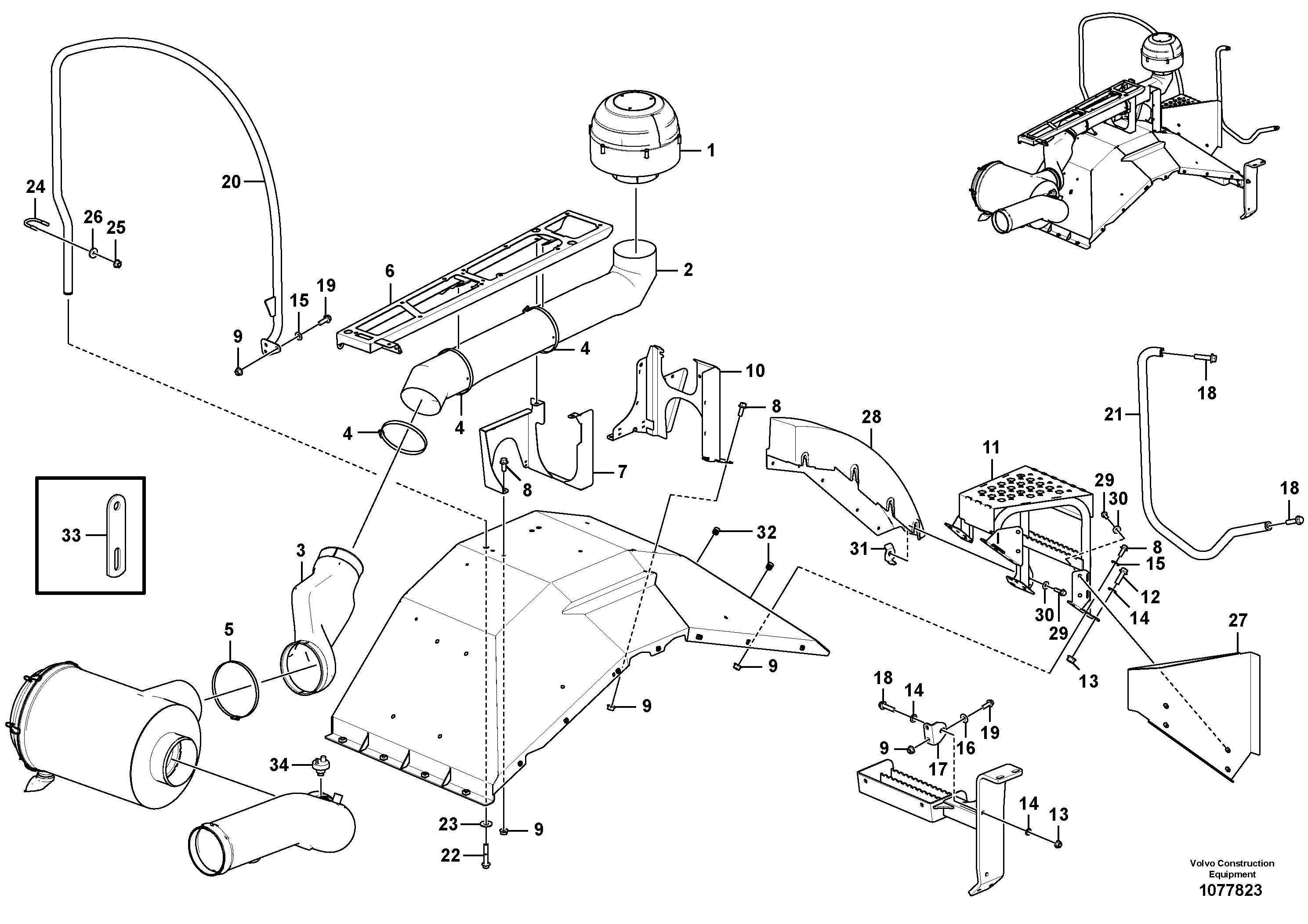 Fuel tank VOE16874595 VOLVO