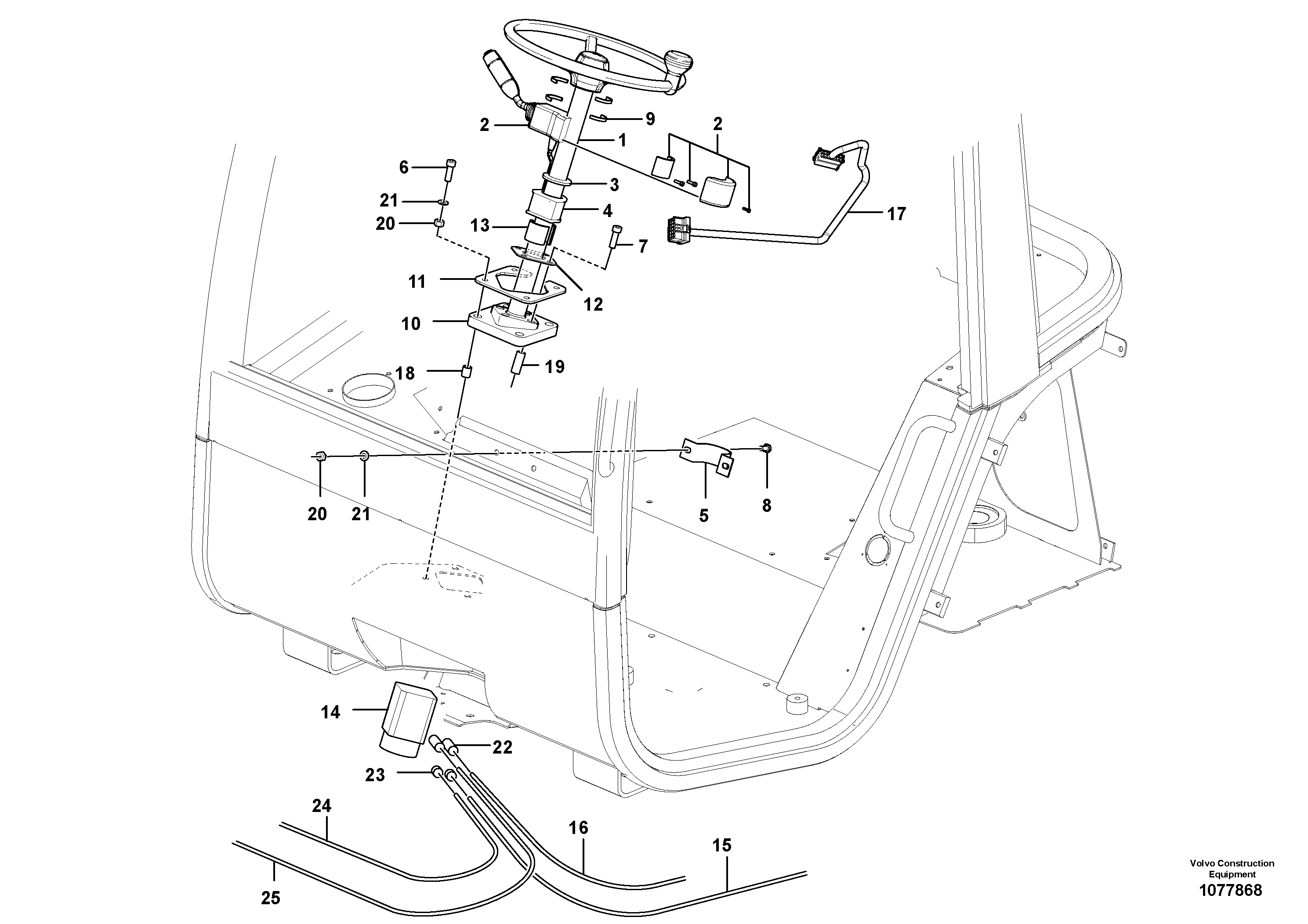 Tension plate VOE11305340 VOLVO