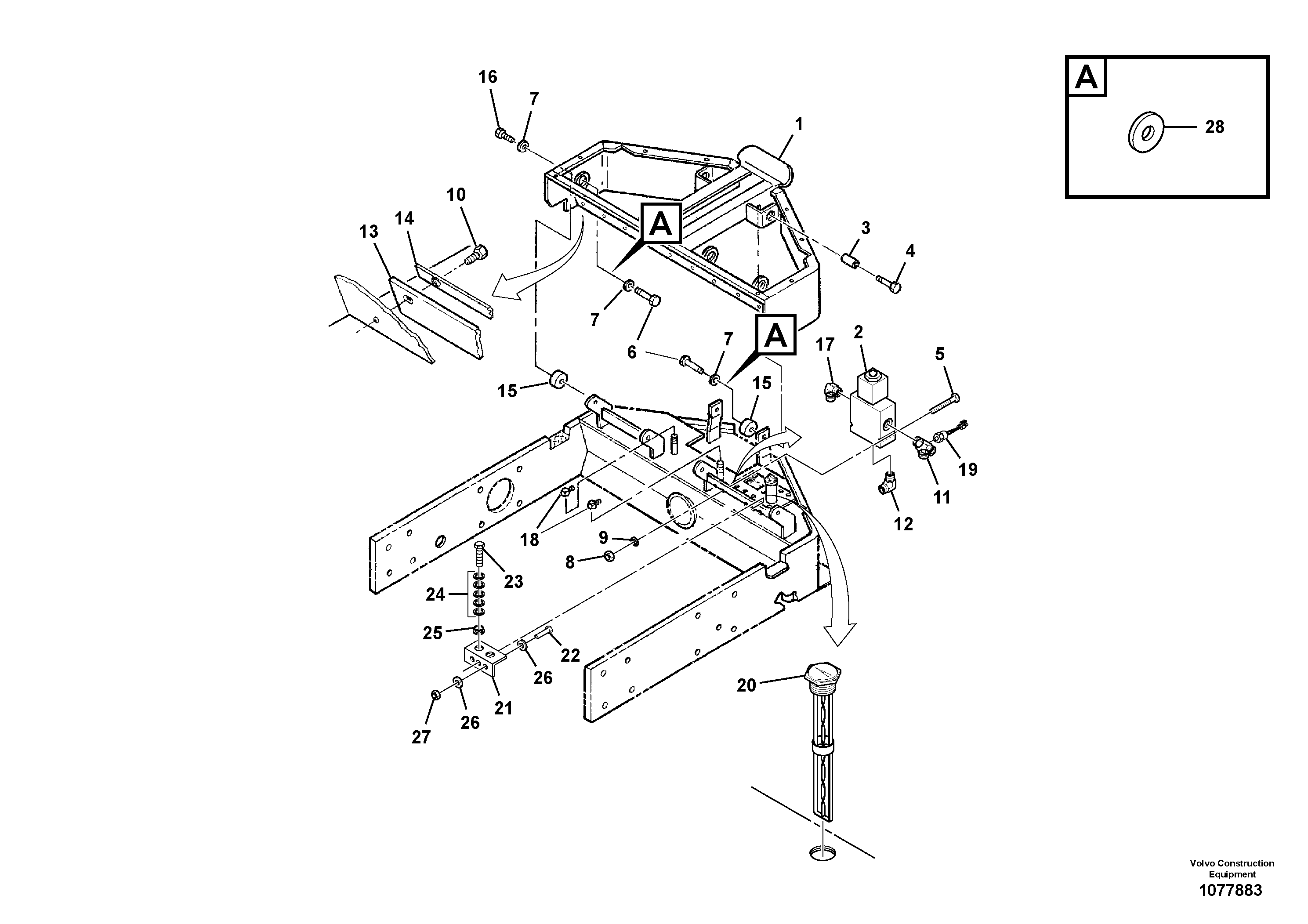 Hose support RM59387399 VOLVO