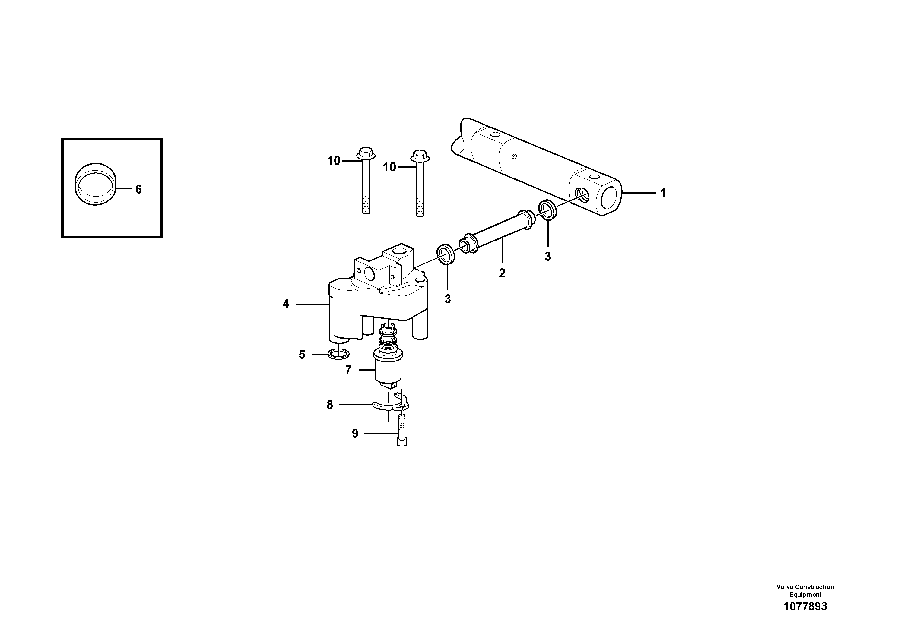Control valve VOE21596649 VOLVO