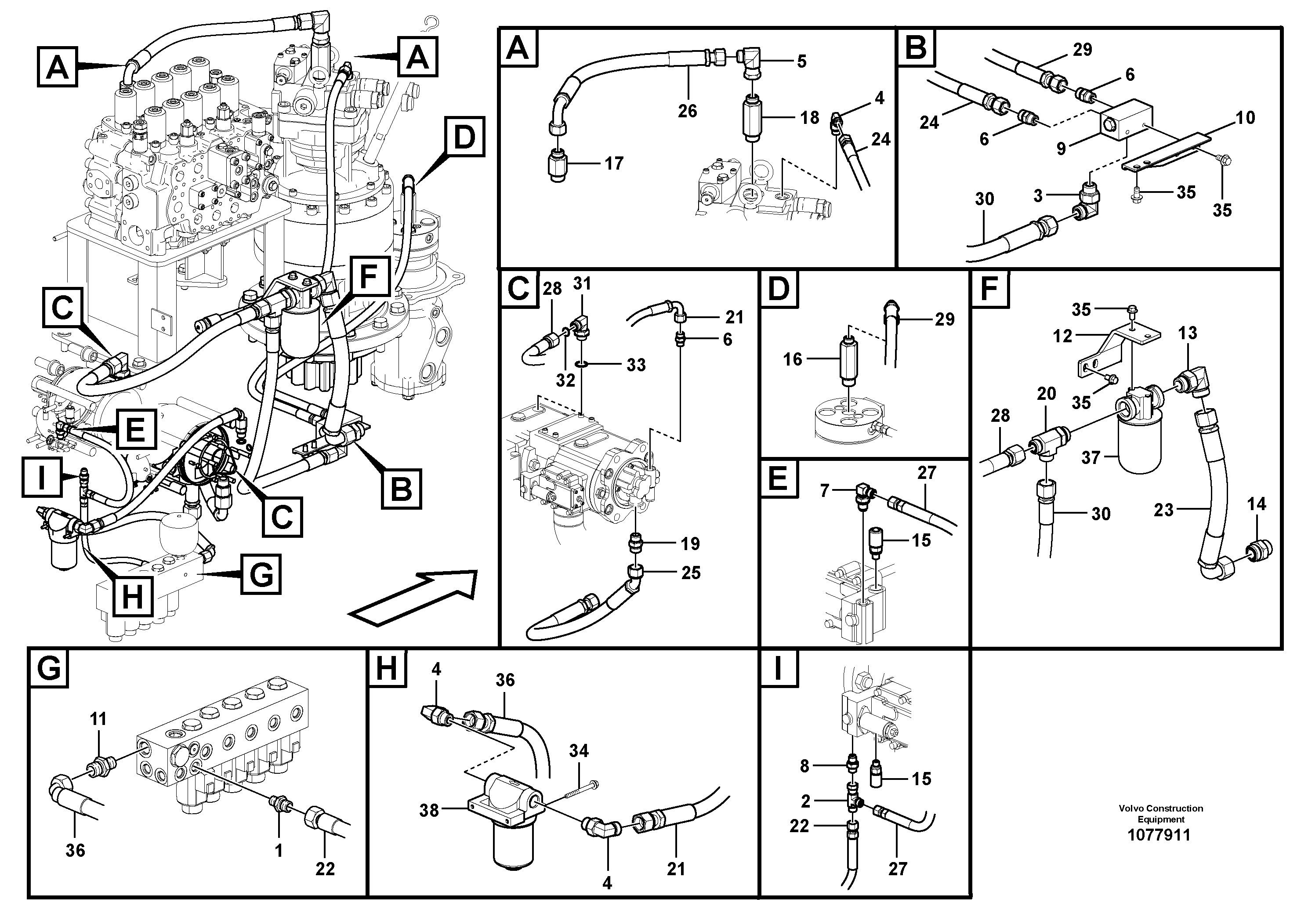 Timing gear casing VOE938286 VOLVO