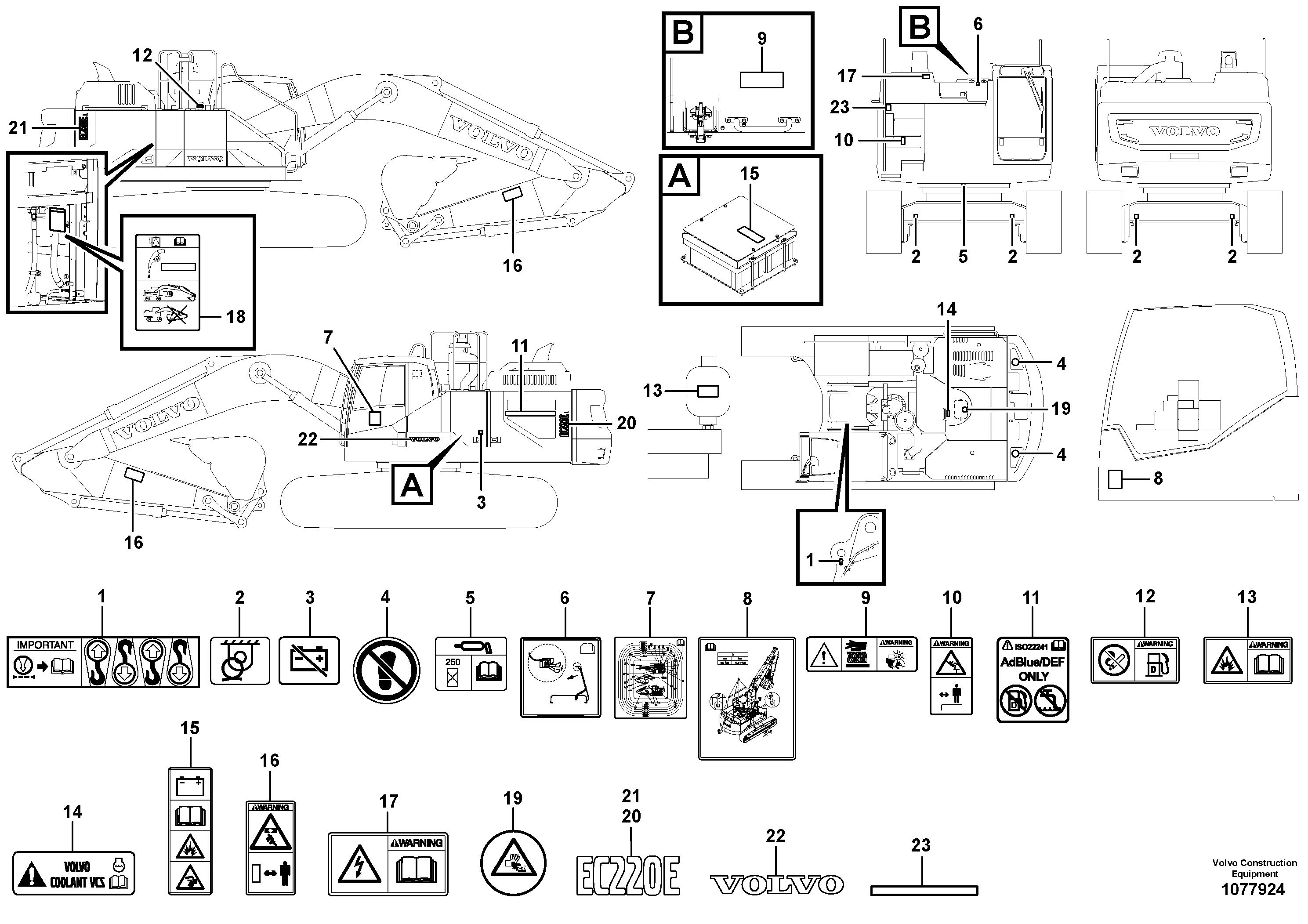 Cylinder Block VOE14669475 VOLVO