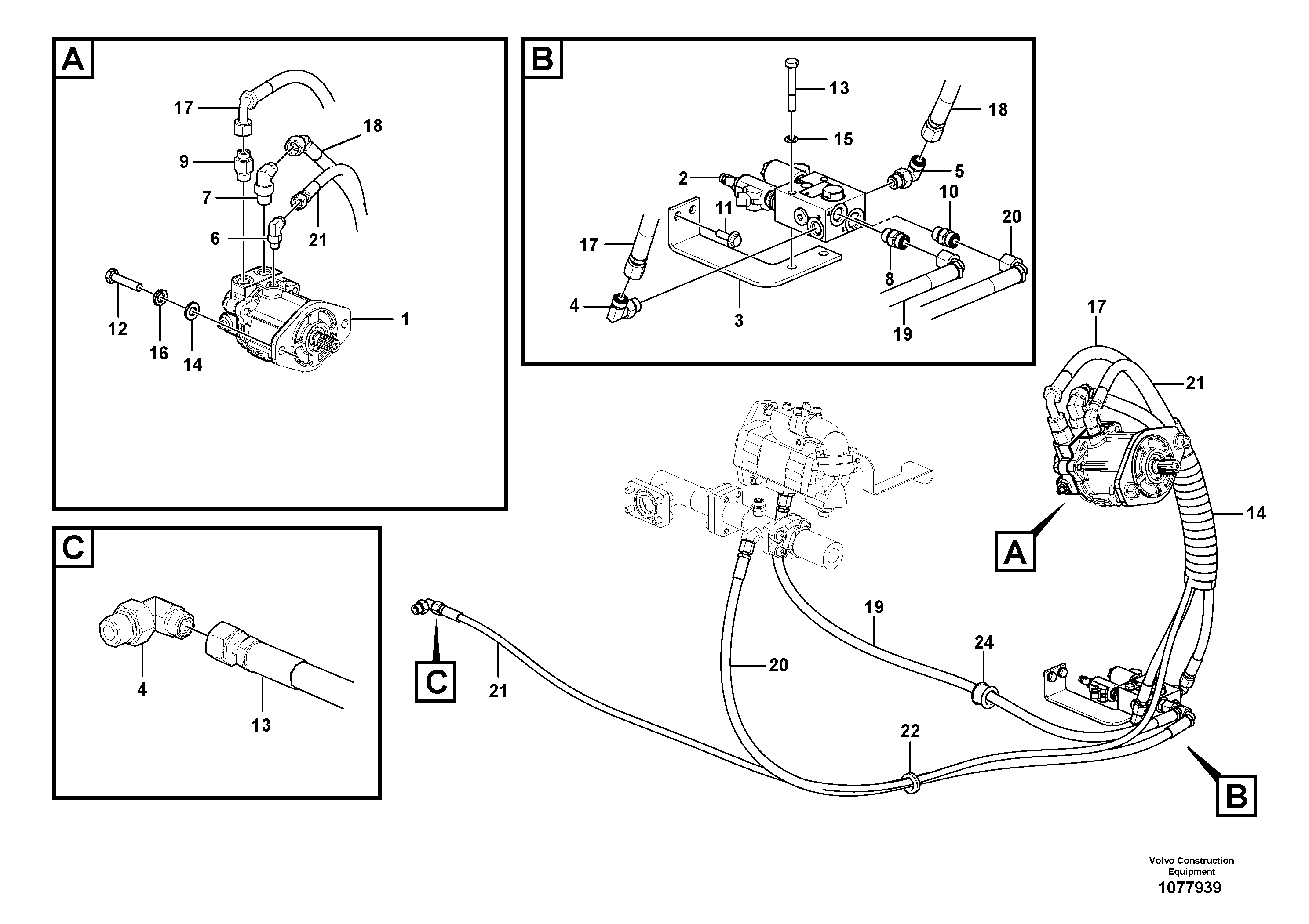 Boom Cylinder VOE14662313 VOLVO
