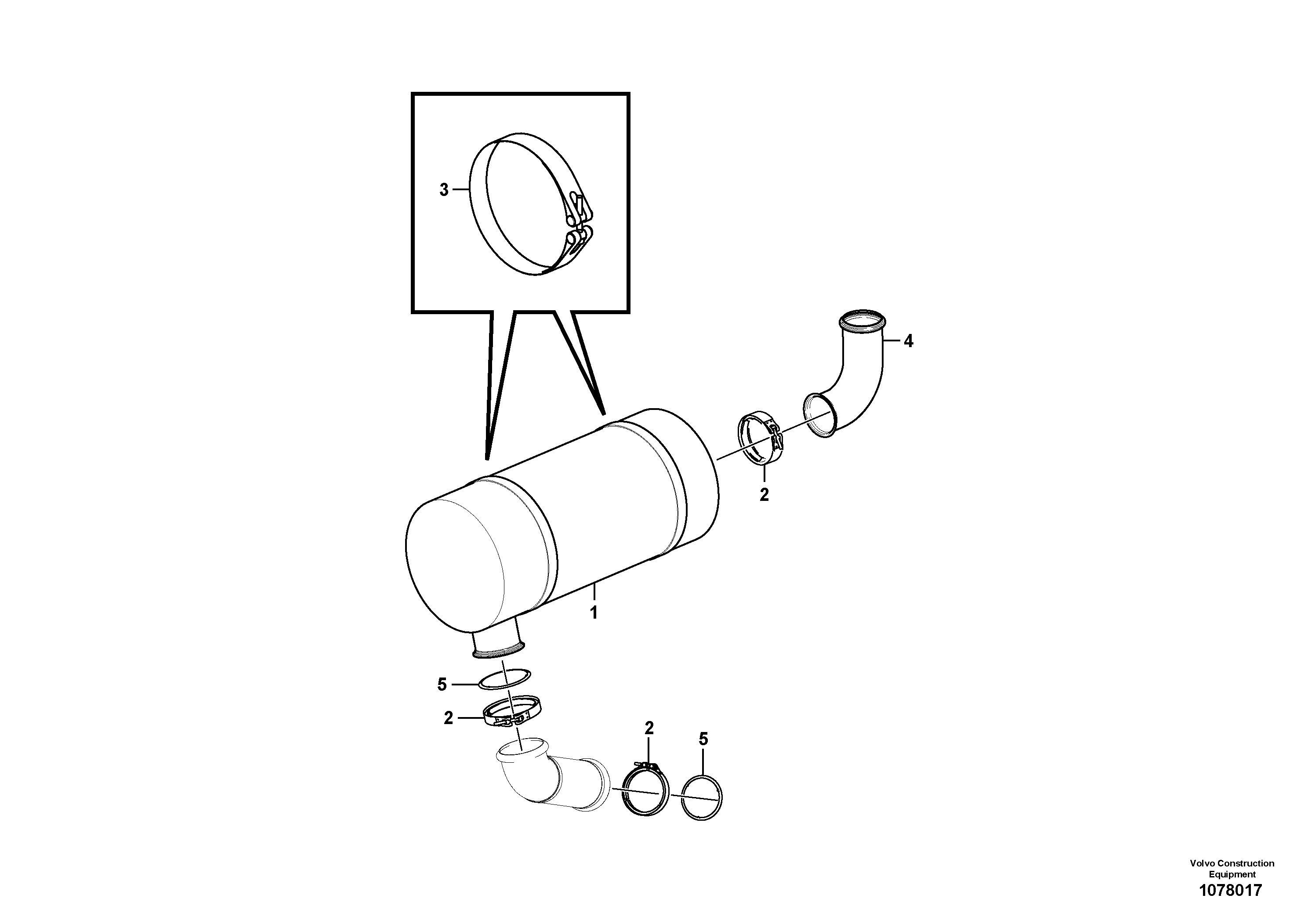 Axle Casing VOE17428369 VOLVO