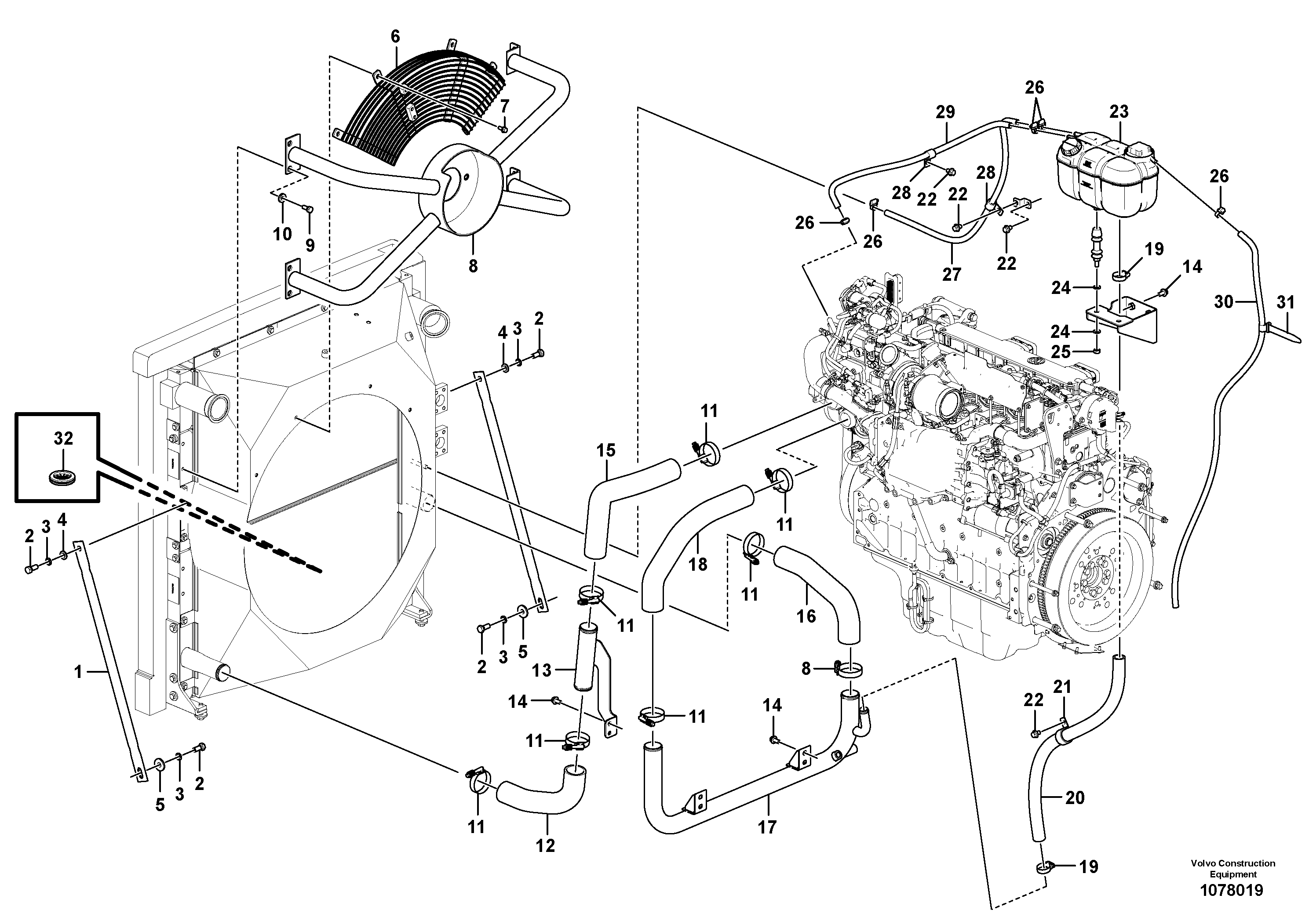 Disc wheel - ET 40 VOE14642999 VOLVO