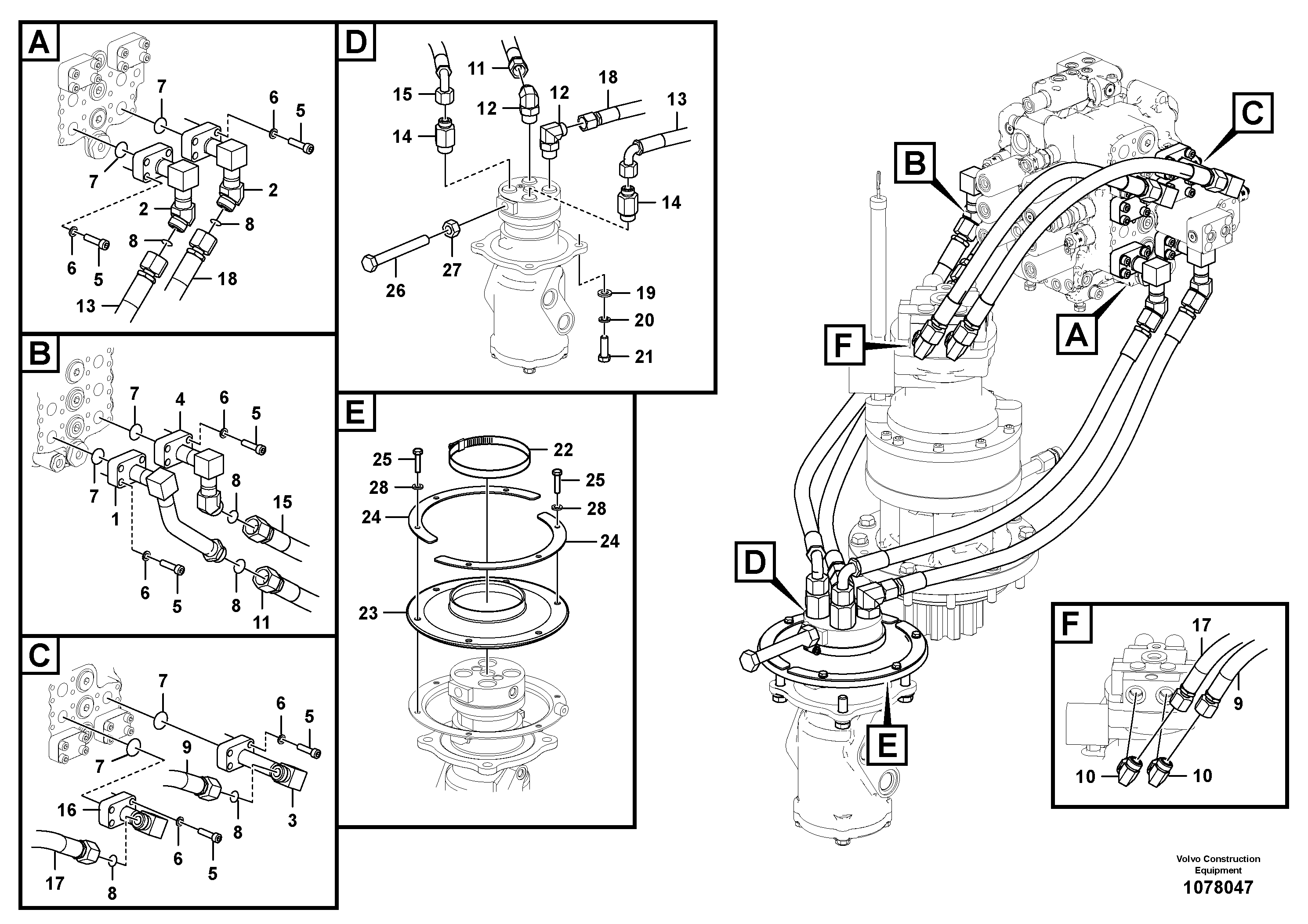 Timing gear casing VOE938619 VOLVO