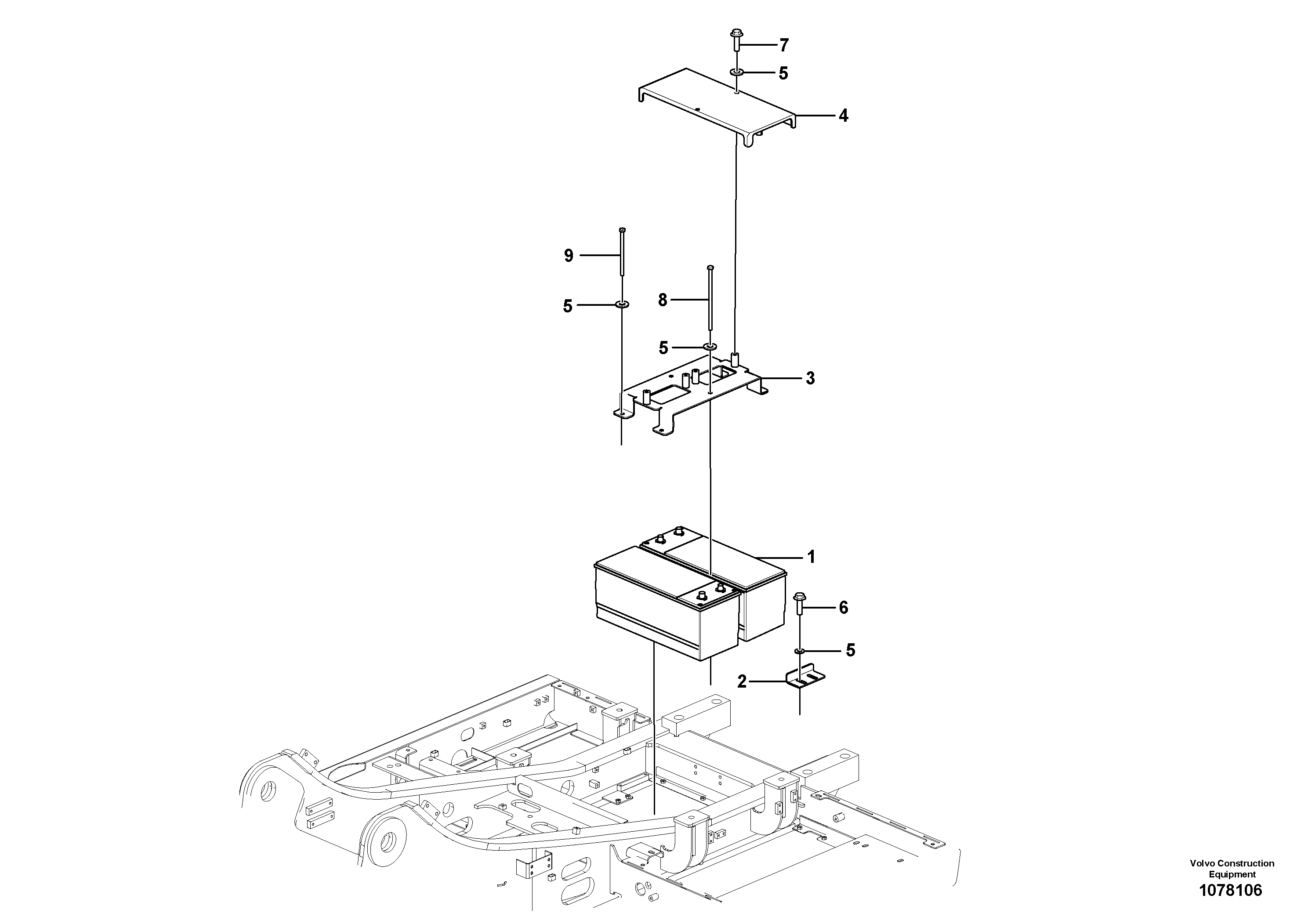 Hexagon screw VOE997940 VOLVO
