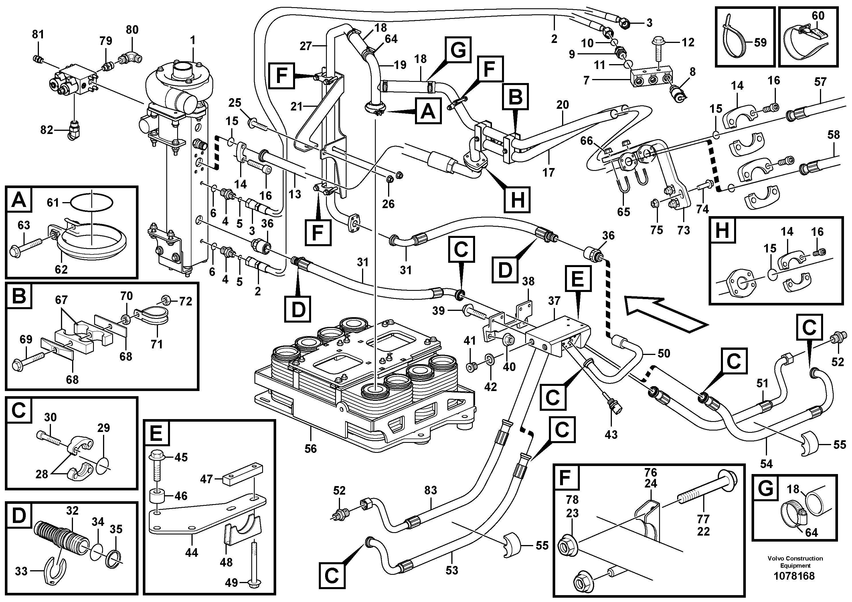 Seat frame VOE15127311 VOLVO