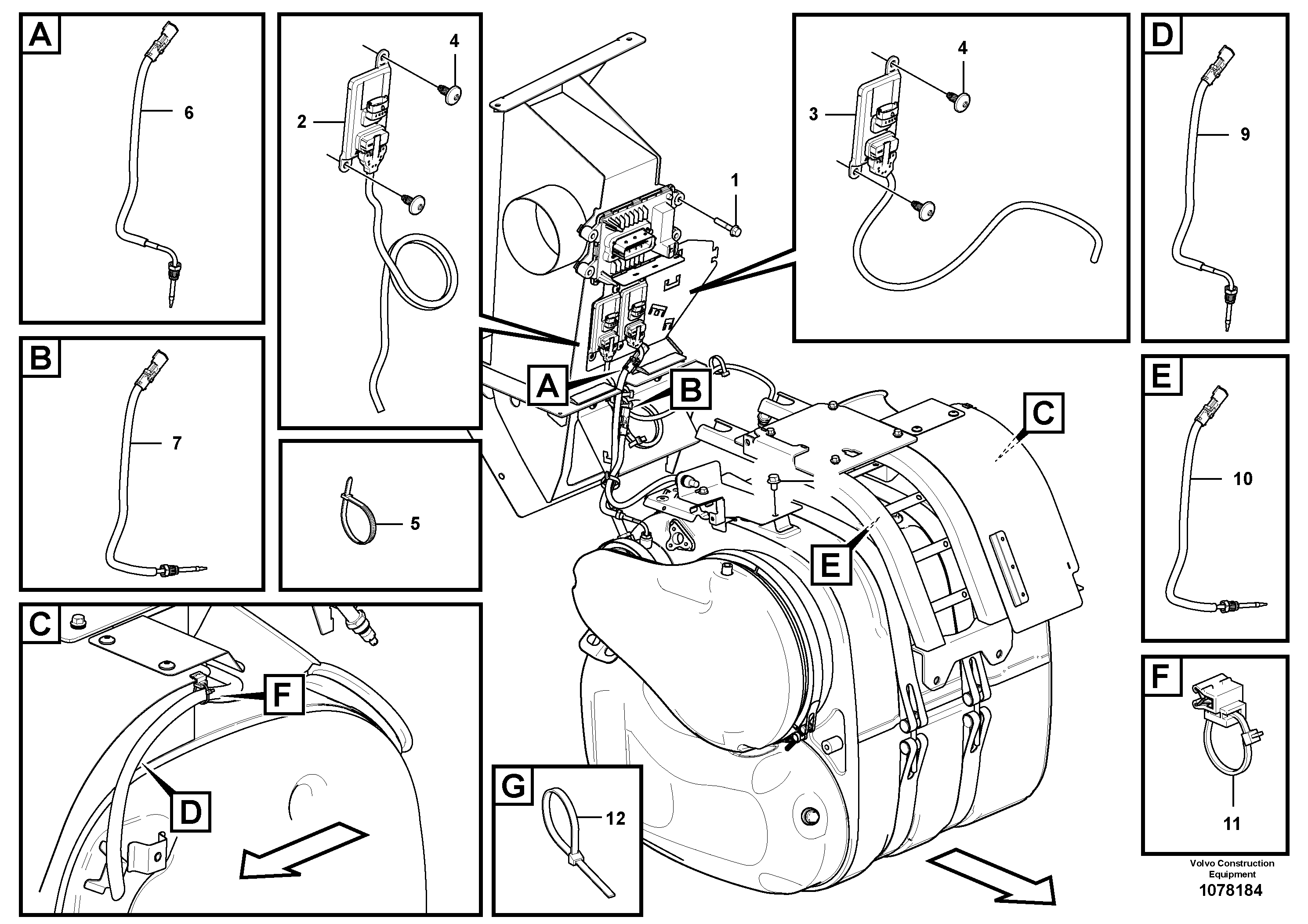 Windscreen, upper cpl VOE22035664 VOLVO