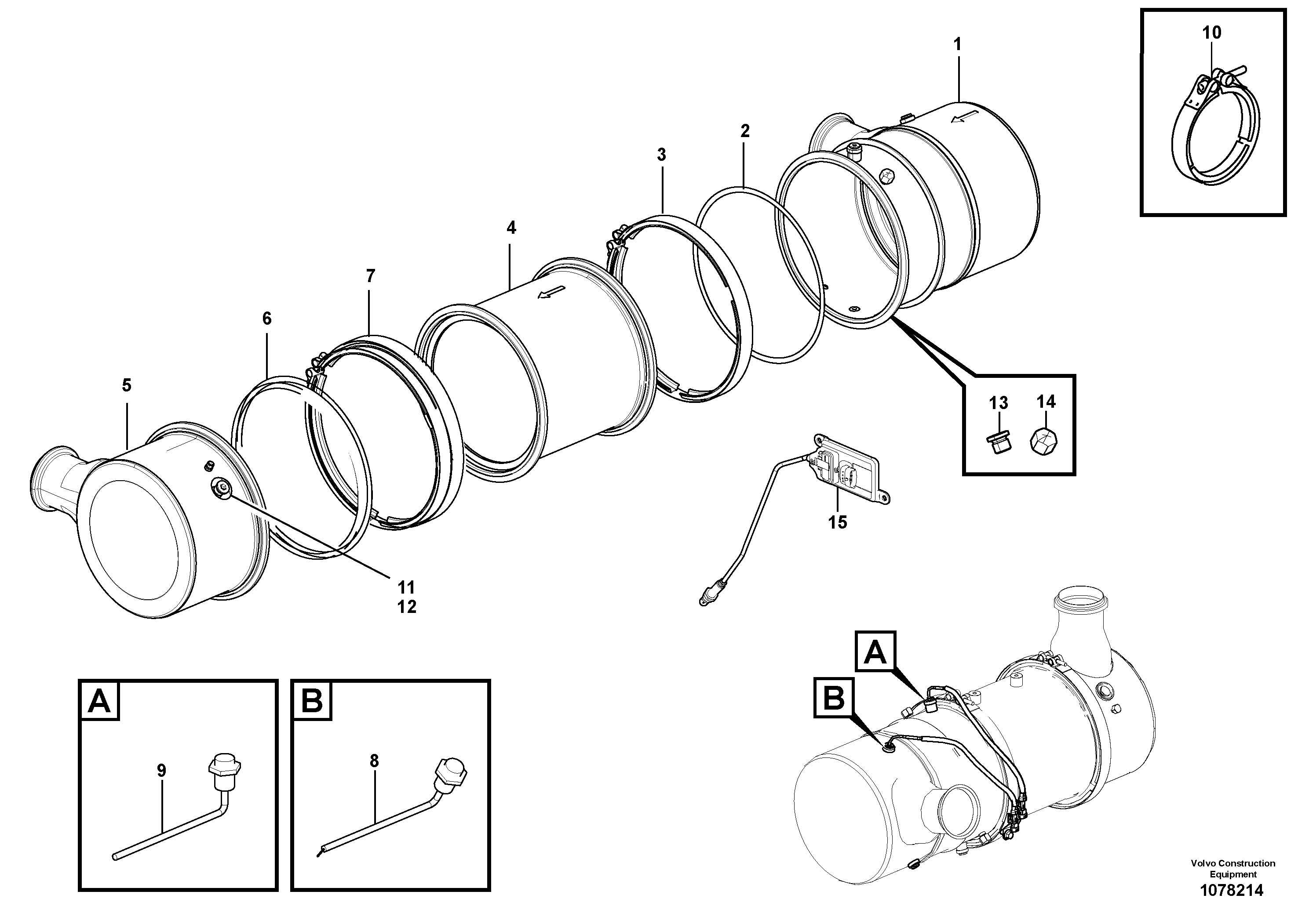 Gasket VOE21592858 VOLVO