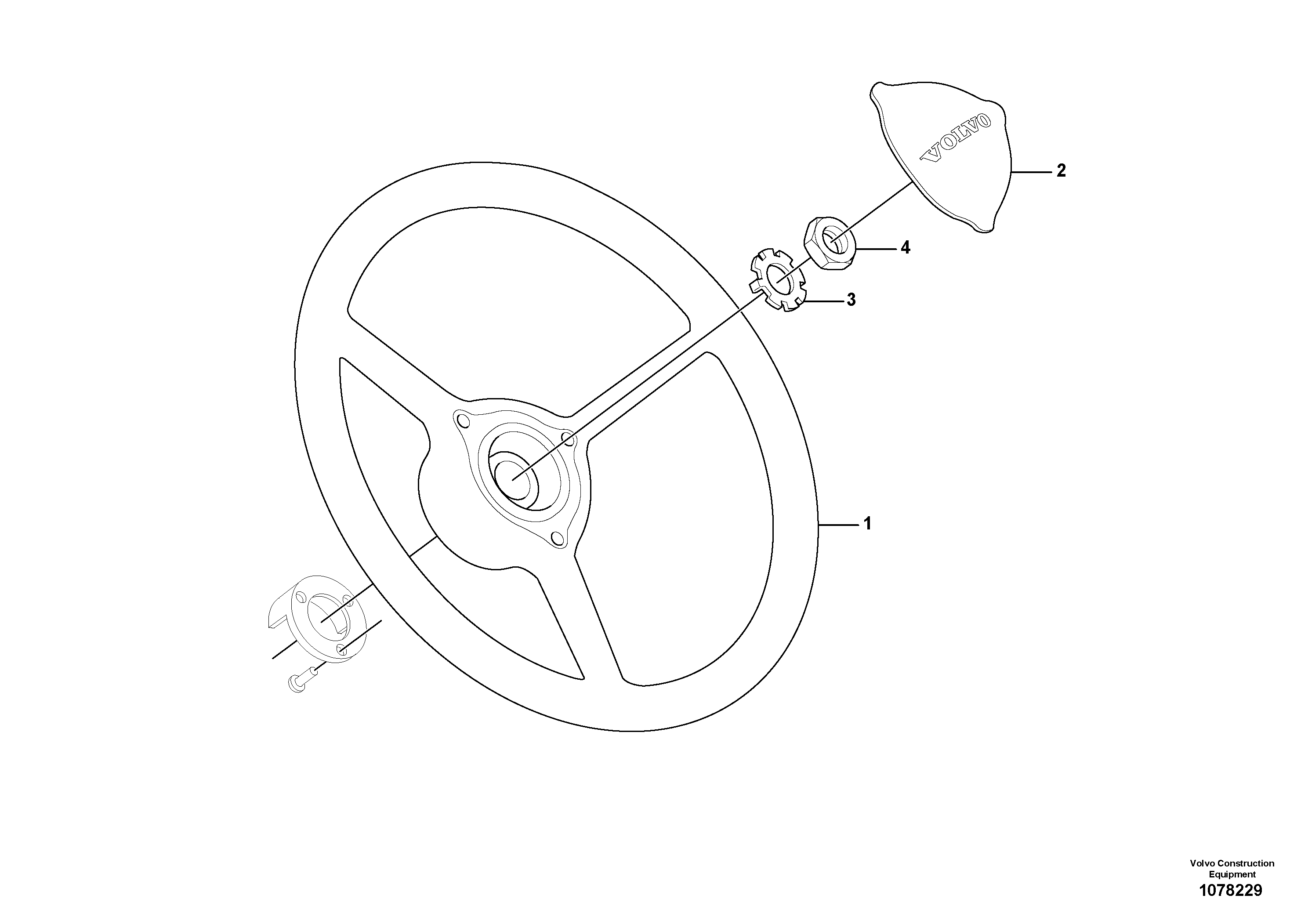 Lock Washer VOE17424980 VOLVO