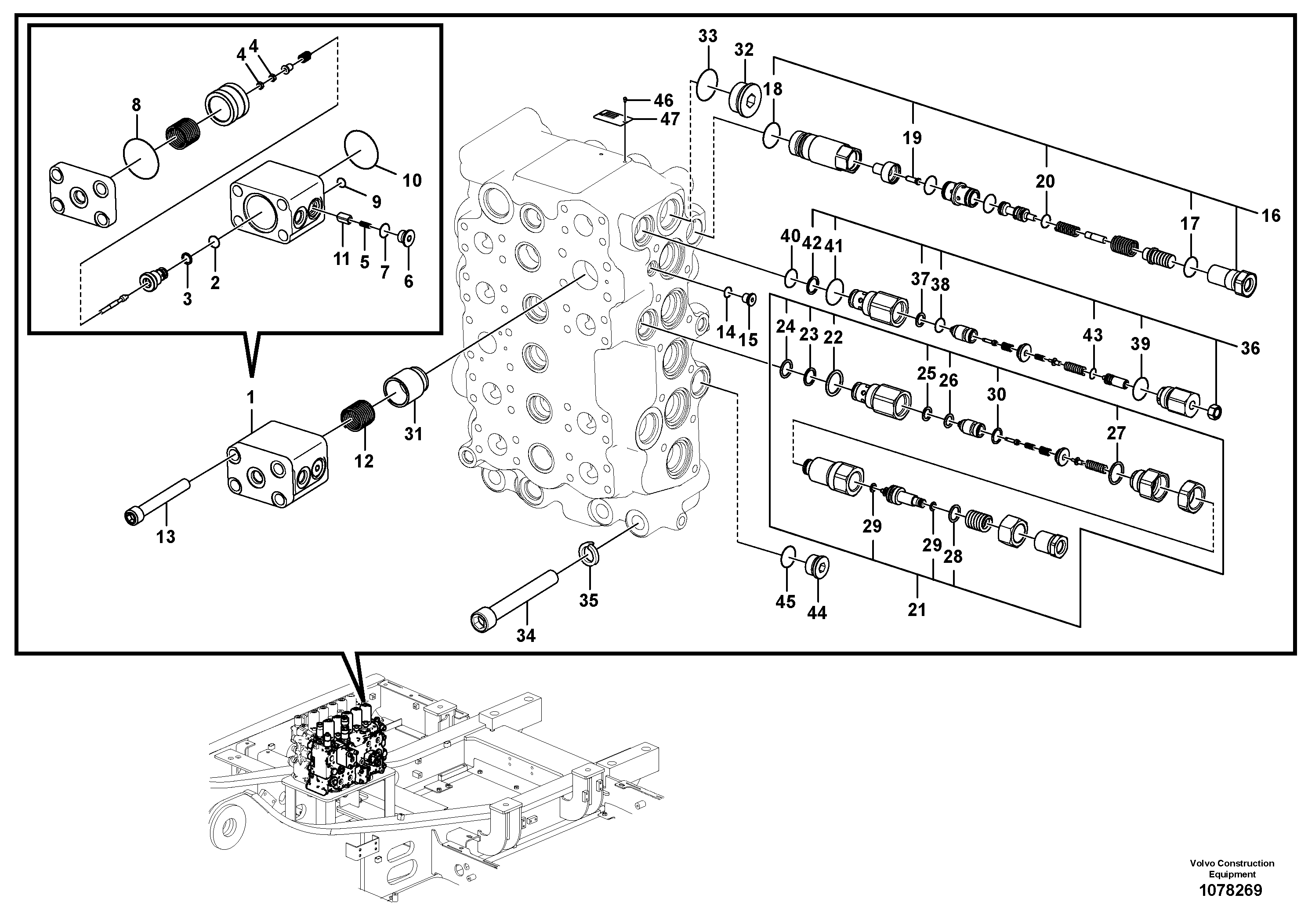 Shaft Guide VOE14732881 VOLVO