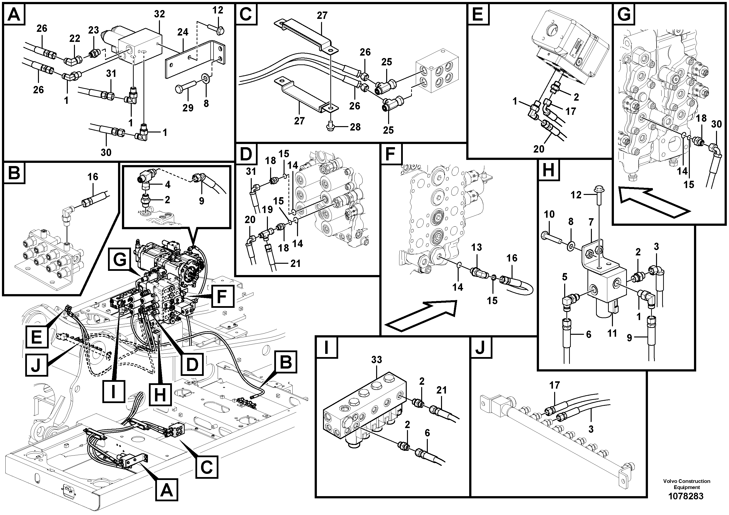 Seat frame VOE14669518 VOLVO