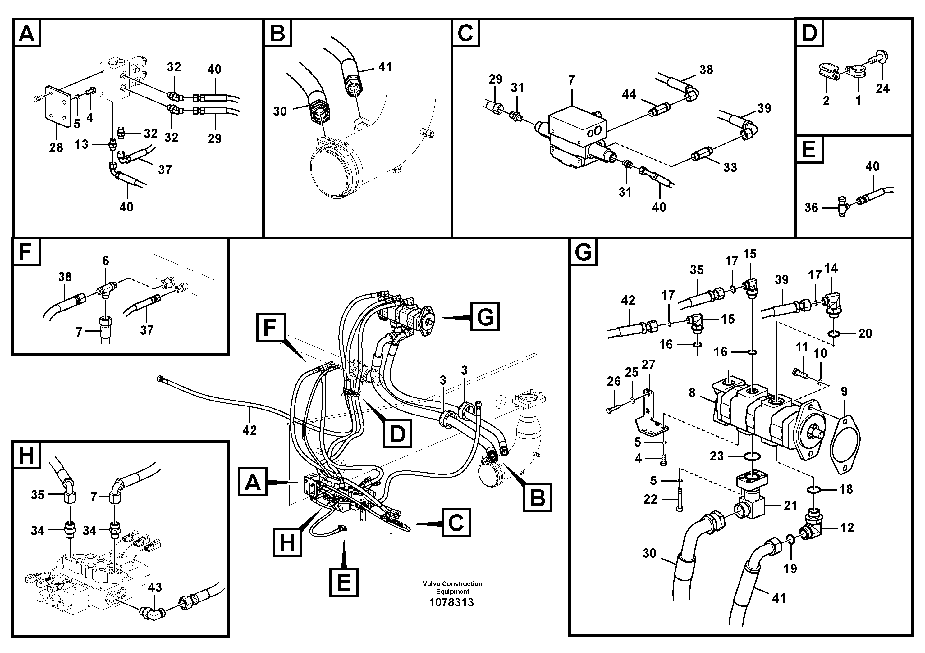 Timing gear casing VOE938335 VOLVO