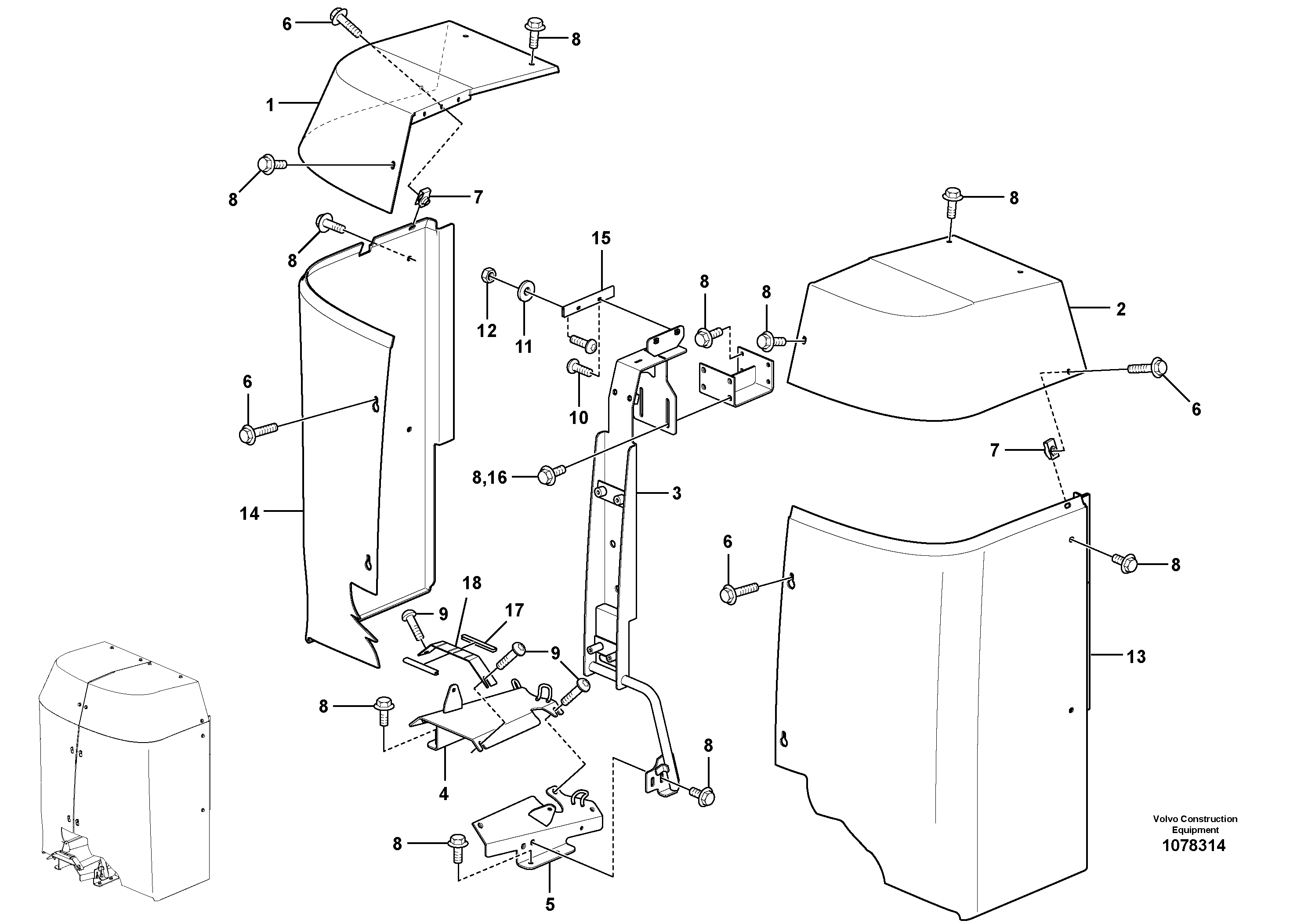 Upright VOE15414599 VOLVO