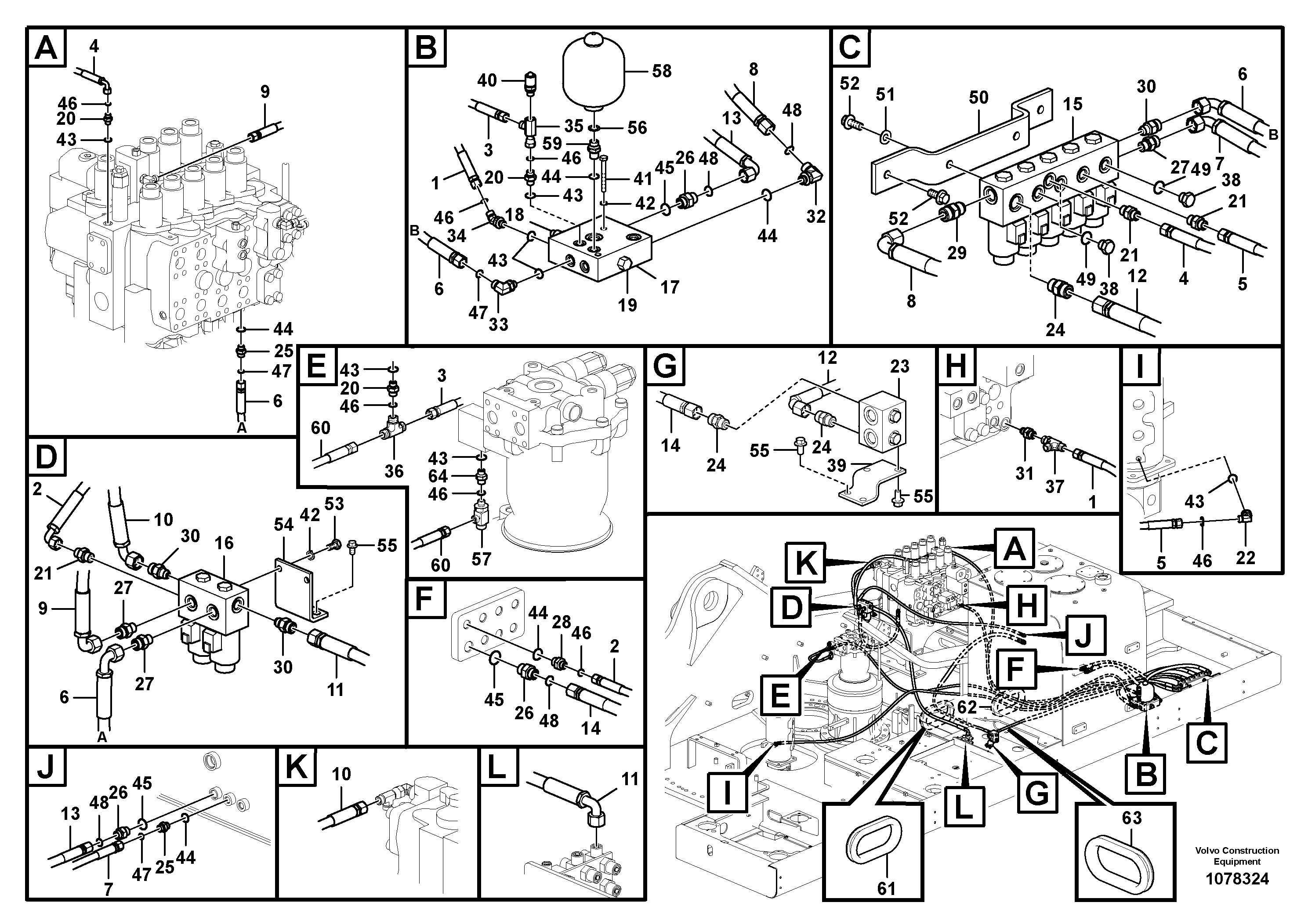 Seat frame VOE14646189 VOLVO