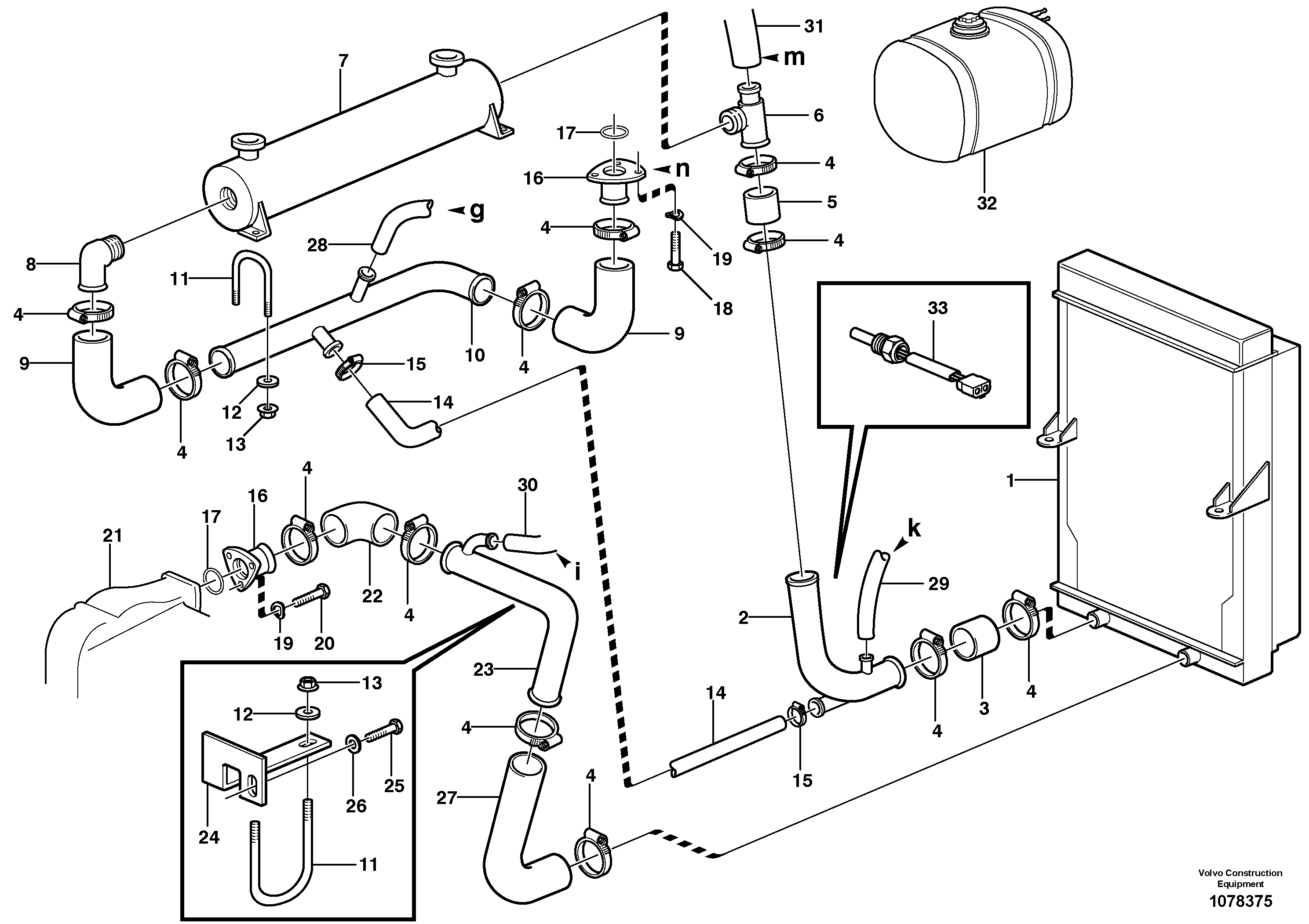 Mounting rail RM/VOE13970983 VOLVO