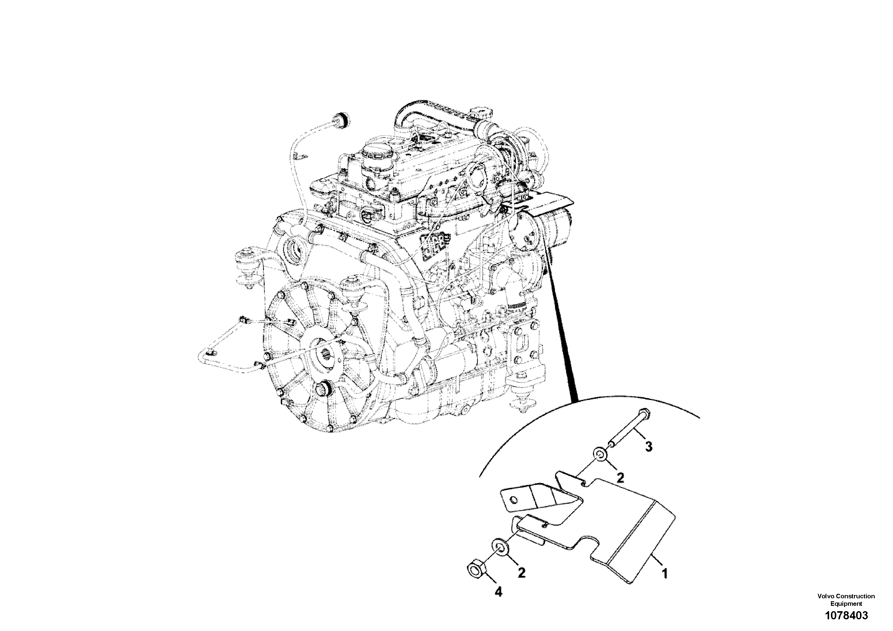 Seat frame VOE17295490 VOLVO