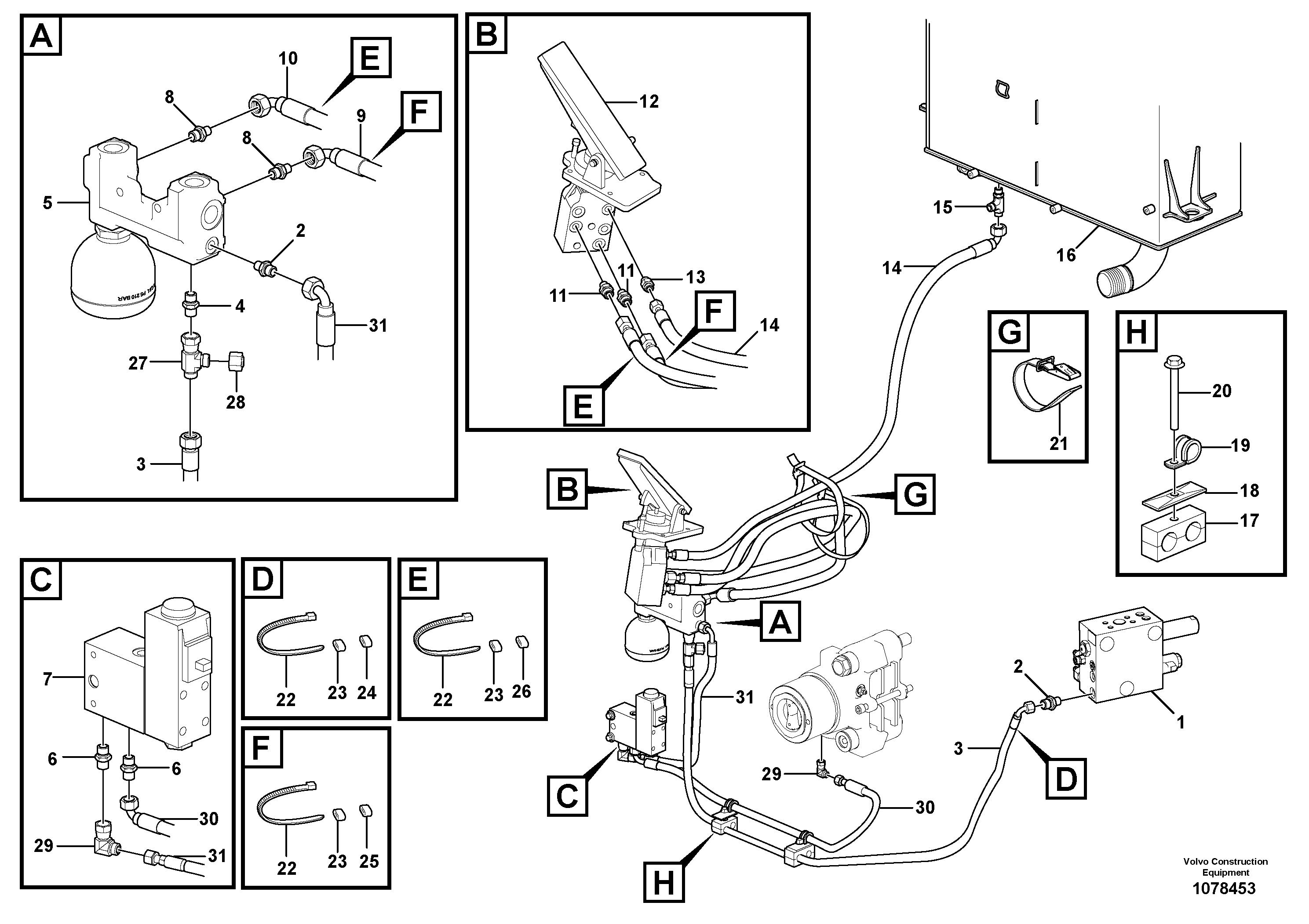 Timing gear casing VOE16039524 VOLVO