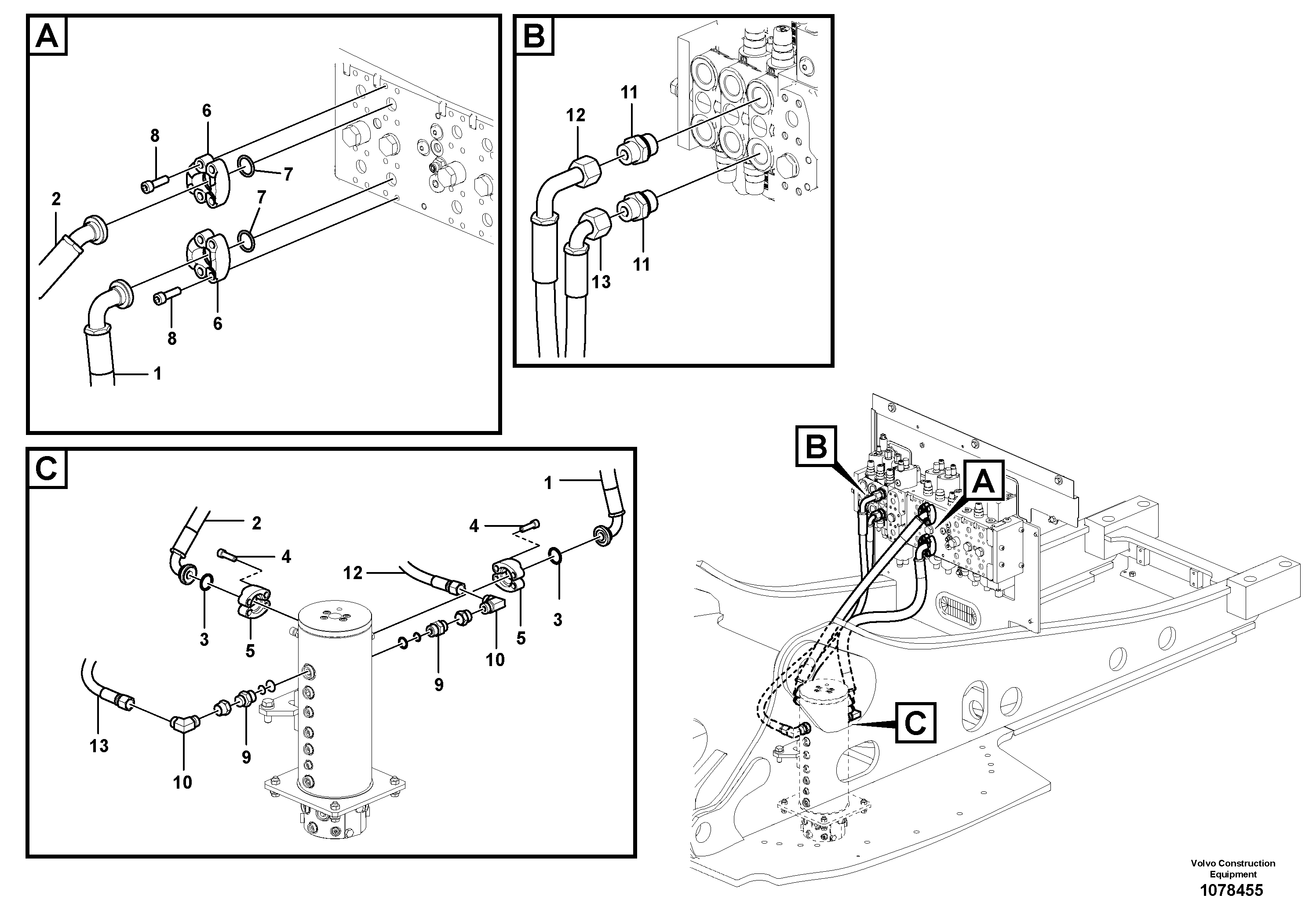 Timing gear casing VOE14728731 VOLVO