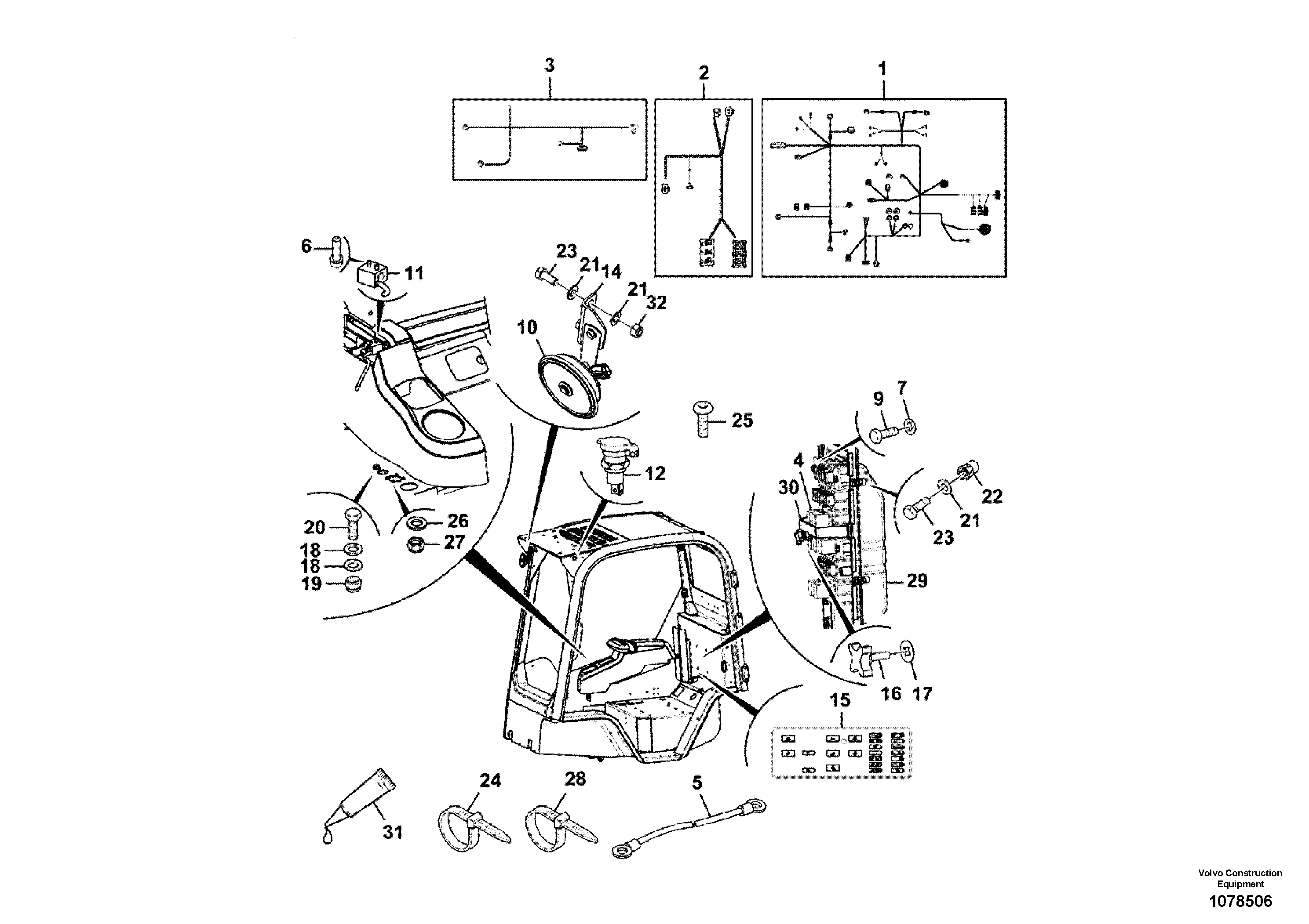 Bearing bushing VOE17415085 VOLVO