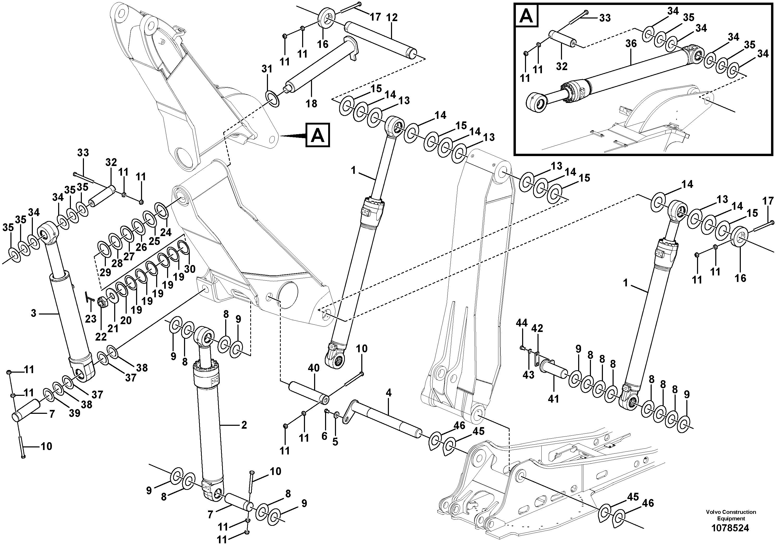 Mounting rail VOE997469 VOLVO