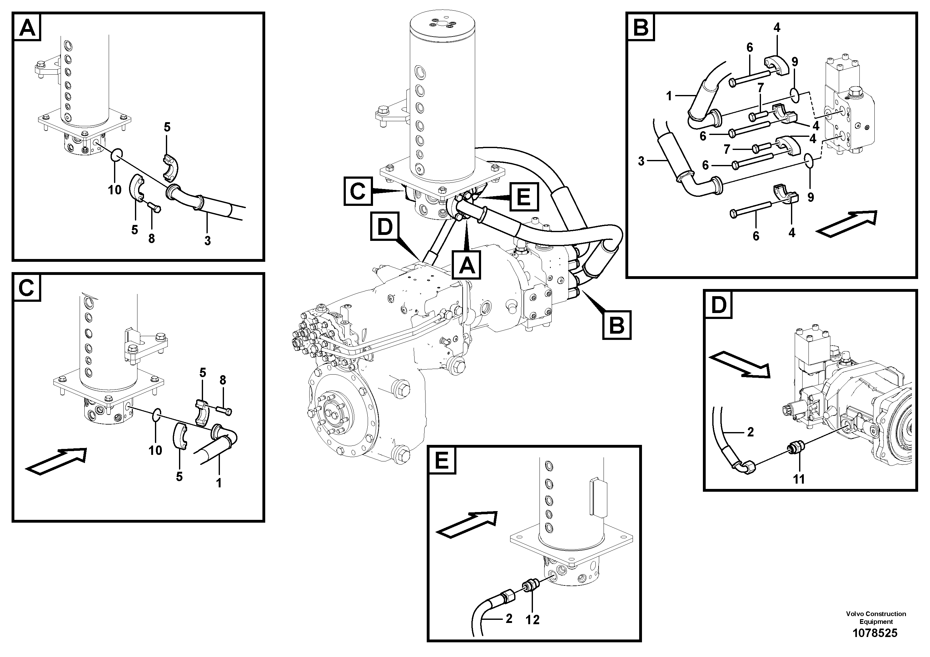 Mounting rail VOE997972 VOLVO