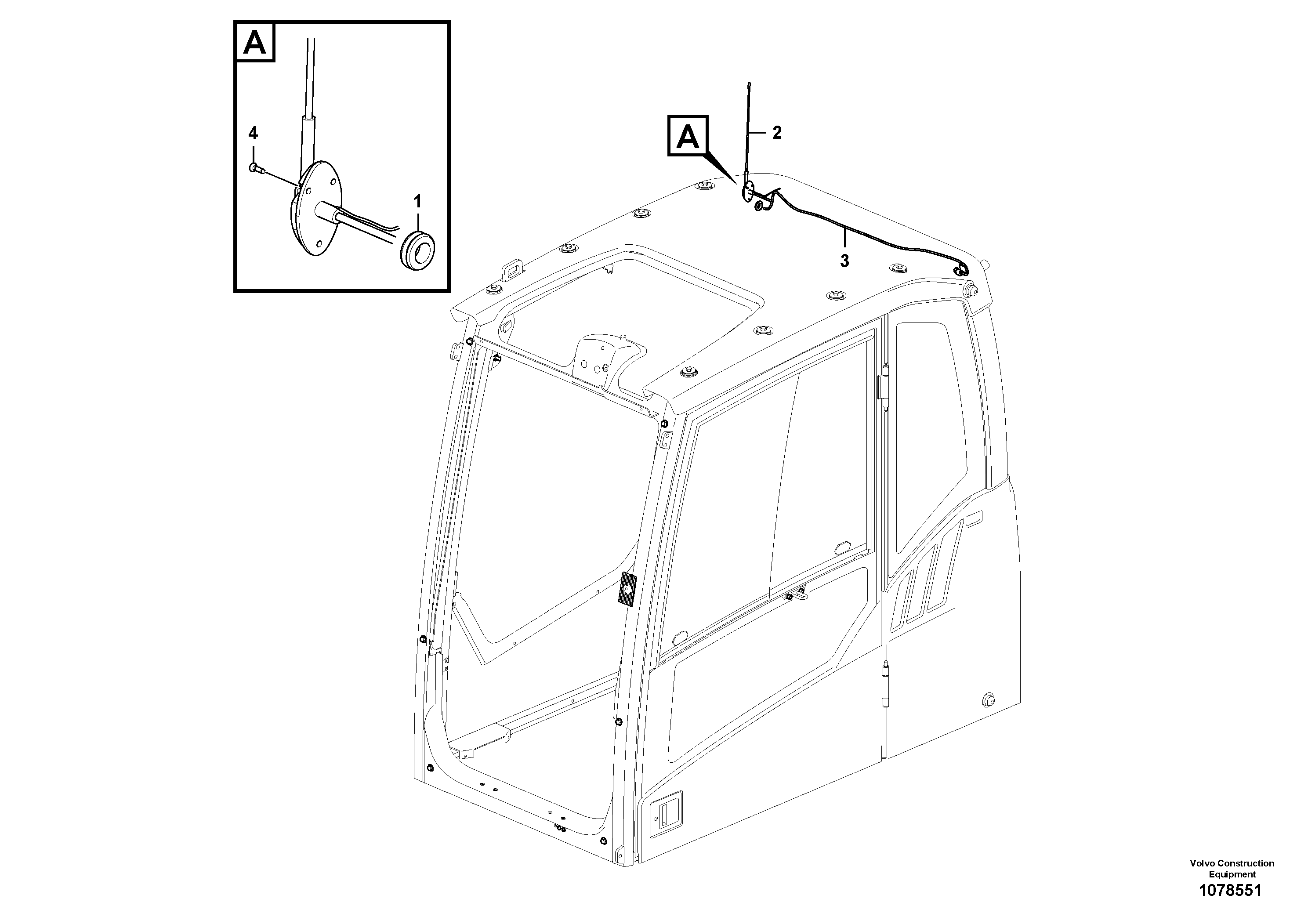 Radio Support VOE14690447 VOLVO