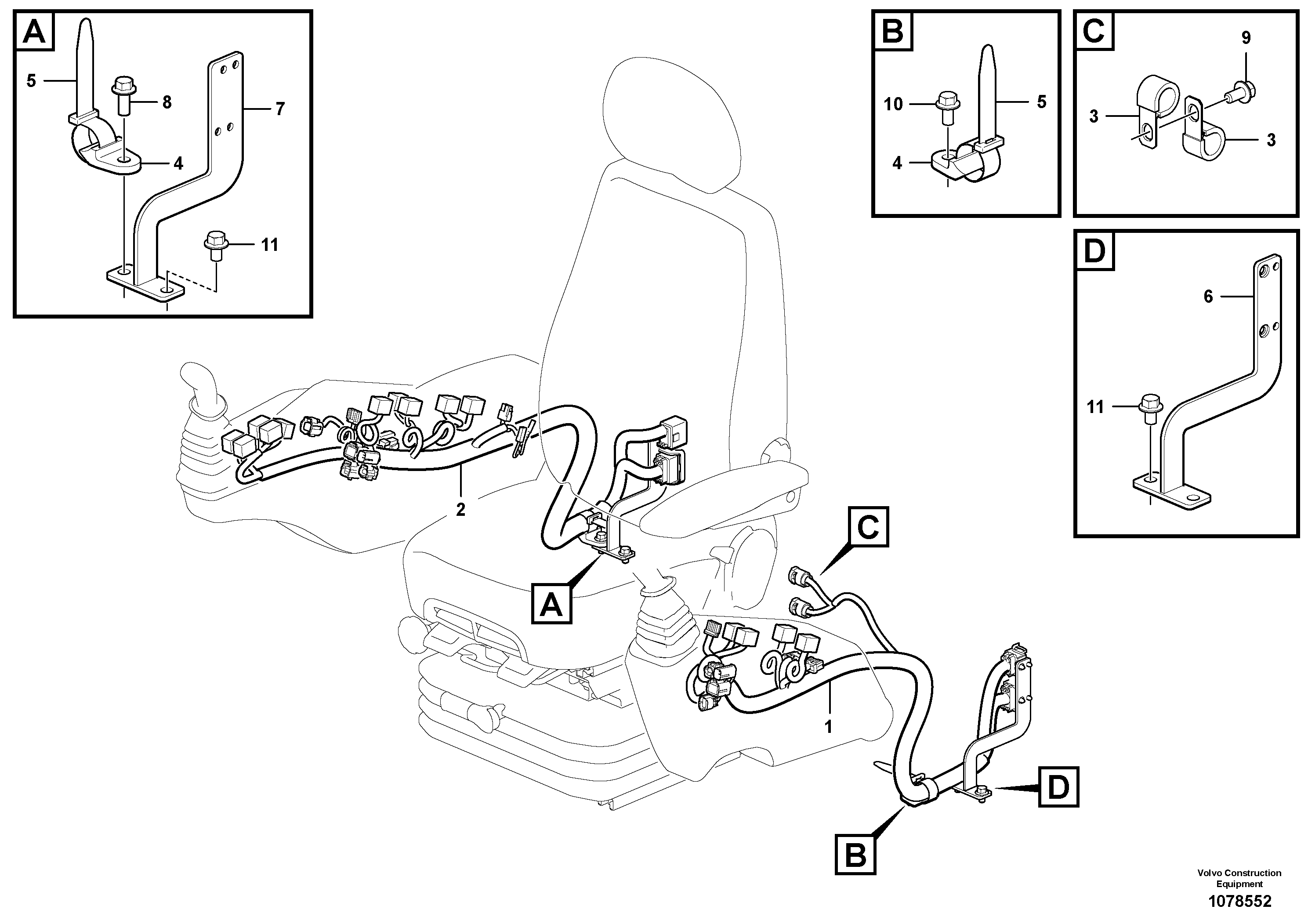 Support Leg VOE14703184 VOLVO