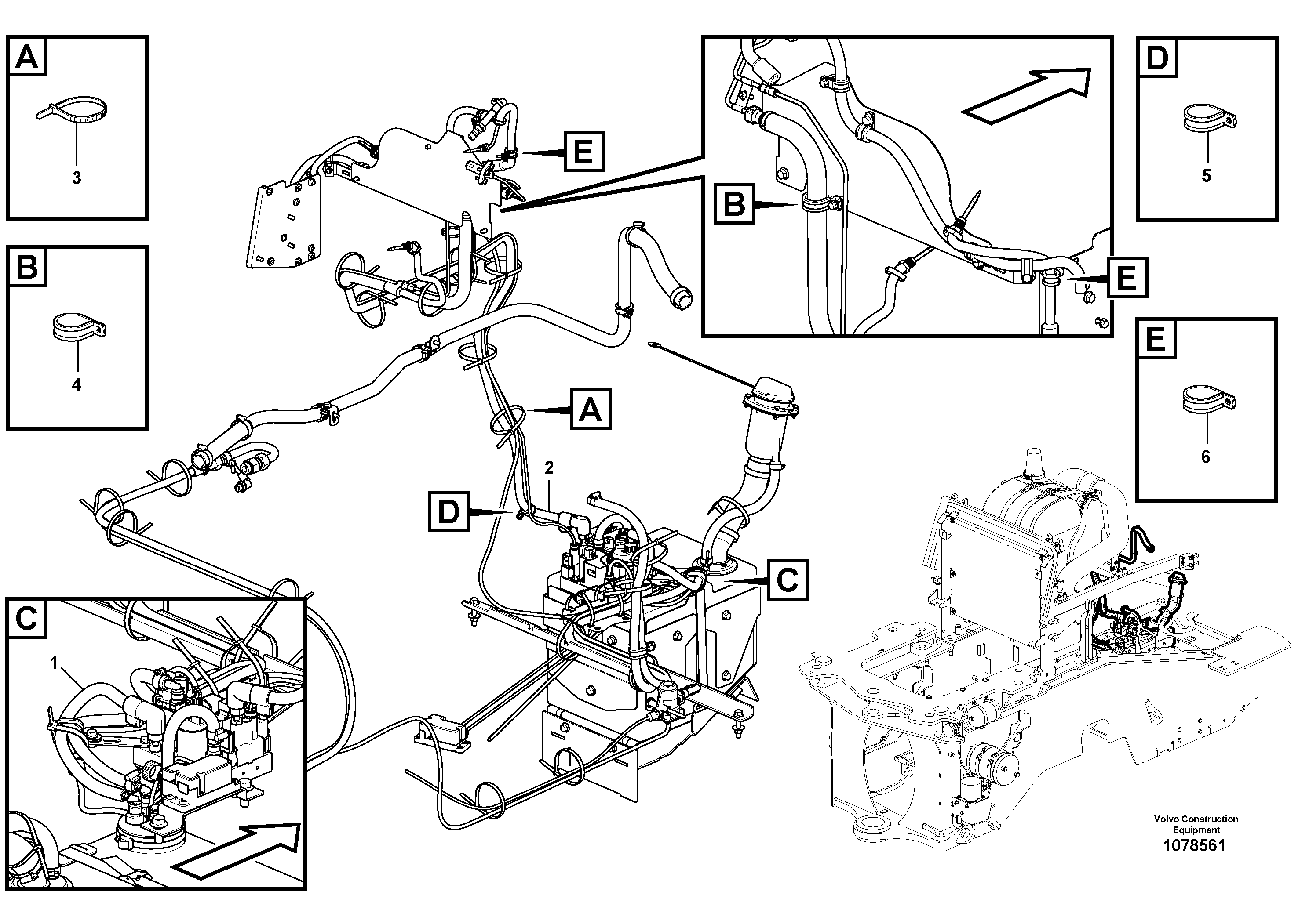 Timing gear casing VOE17221454 VOLVO