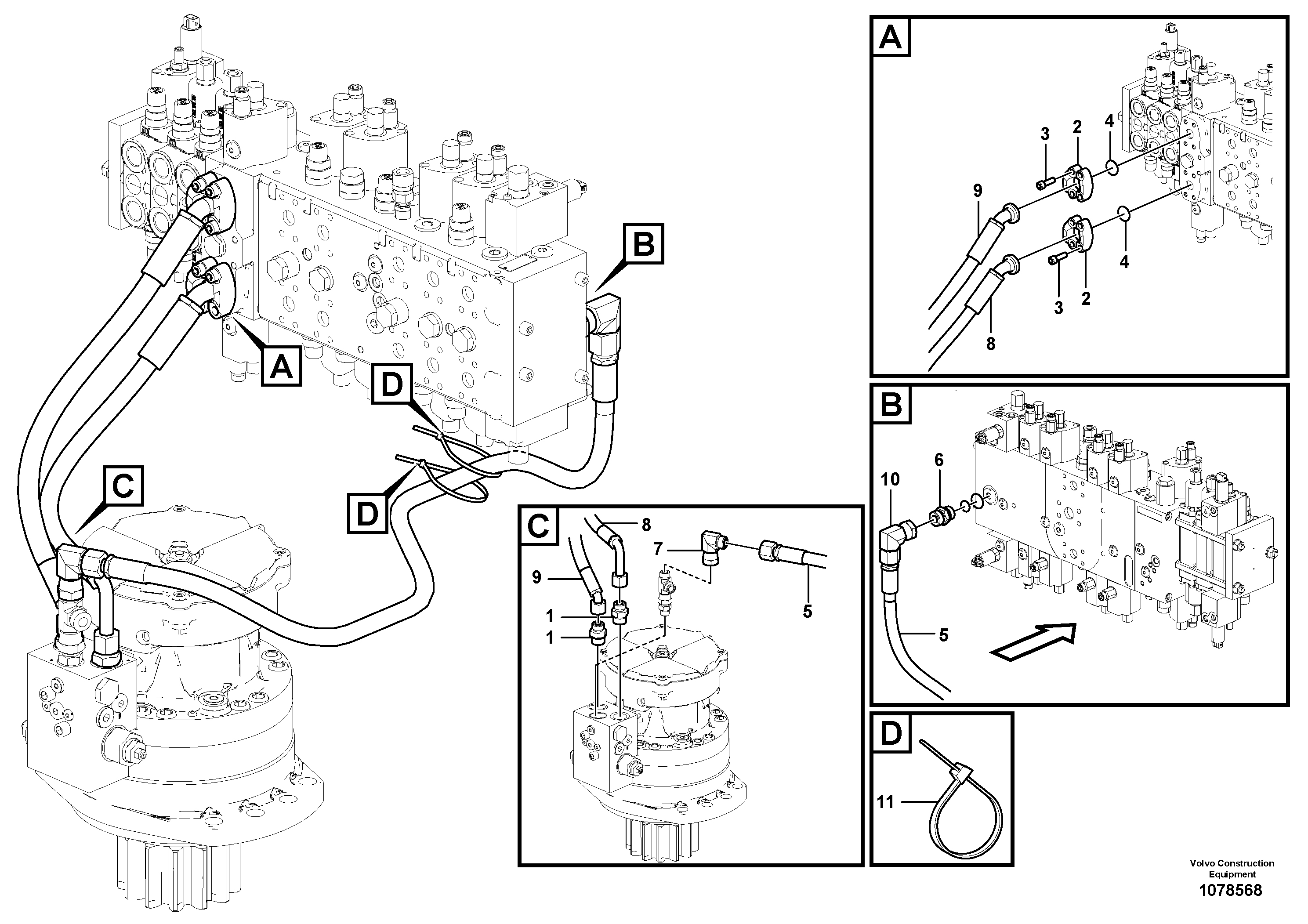 Timing gear casing VOE14672052 VOLVO