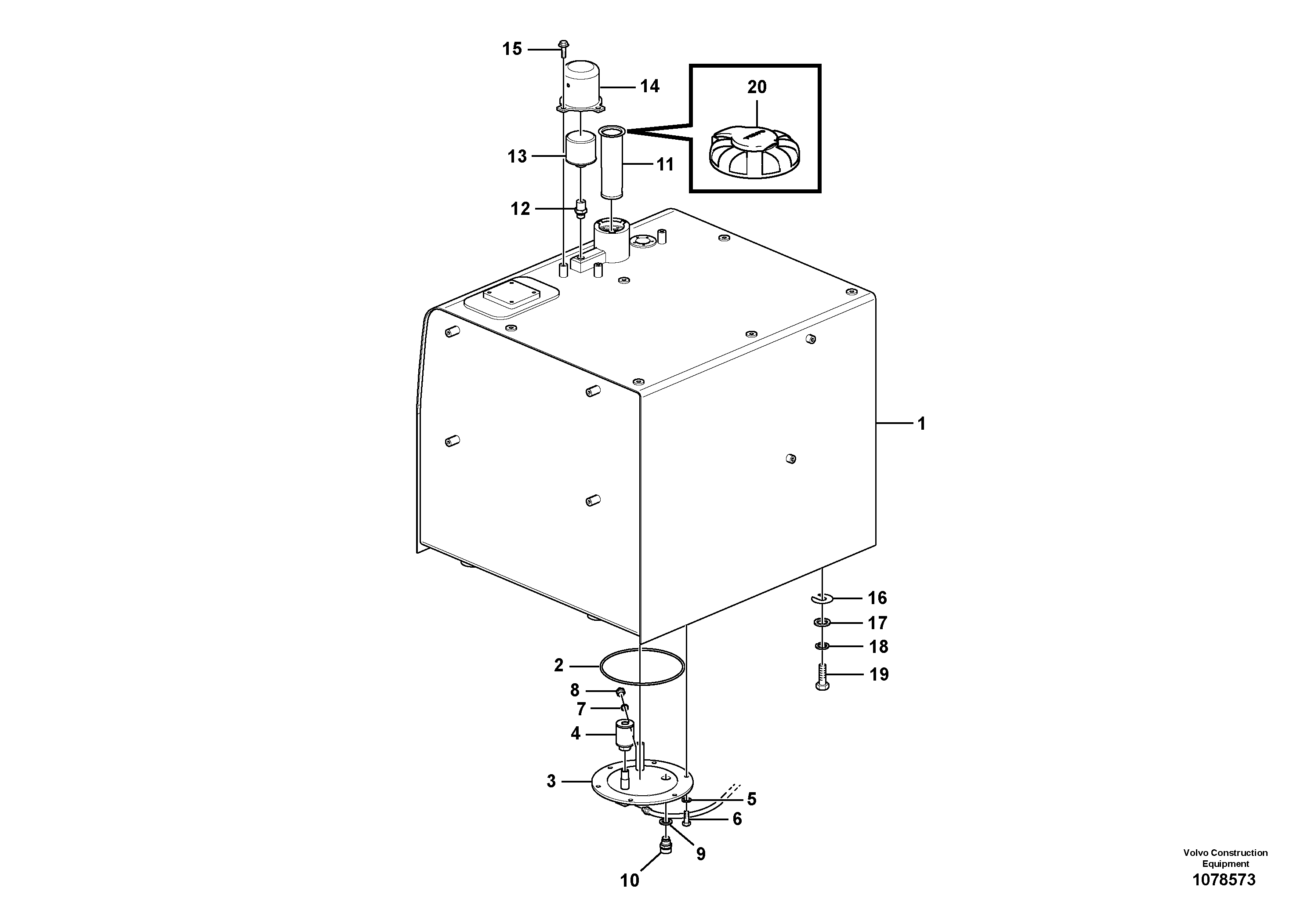 Coal Bucket VOE14726247 VOLVO