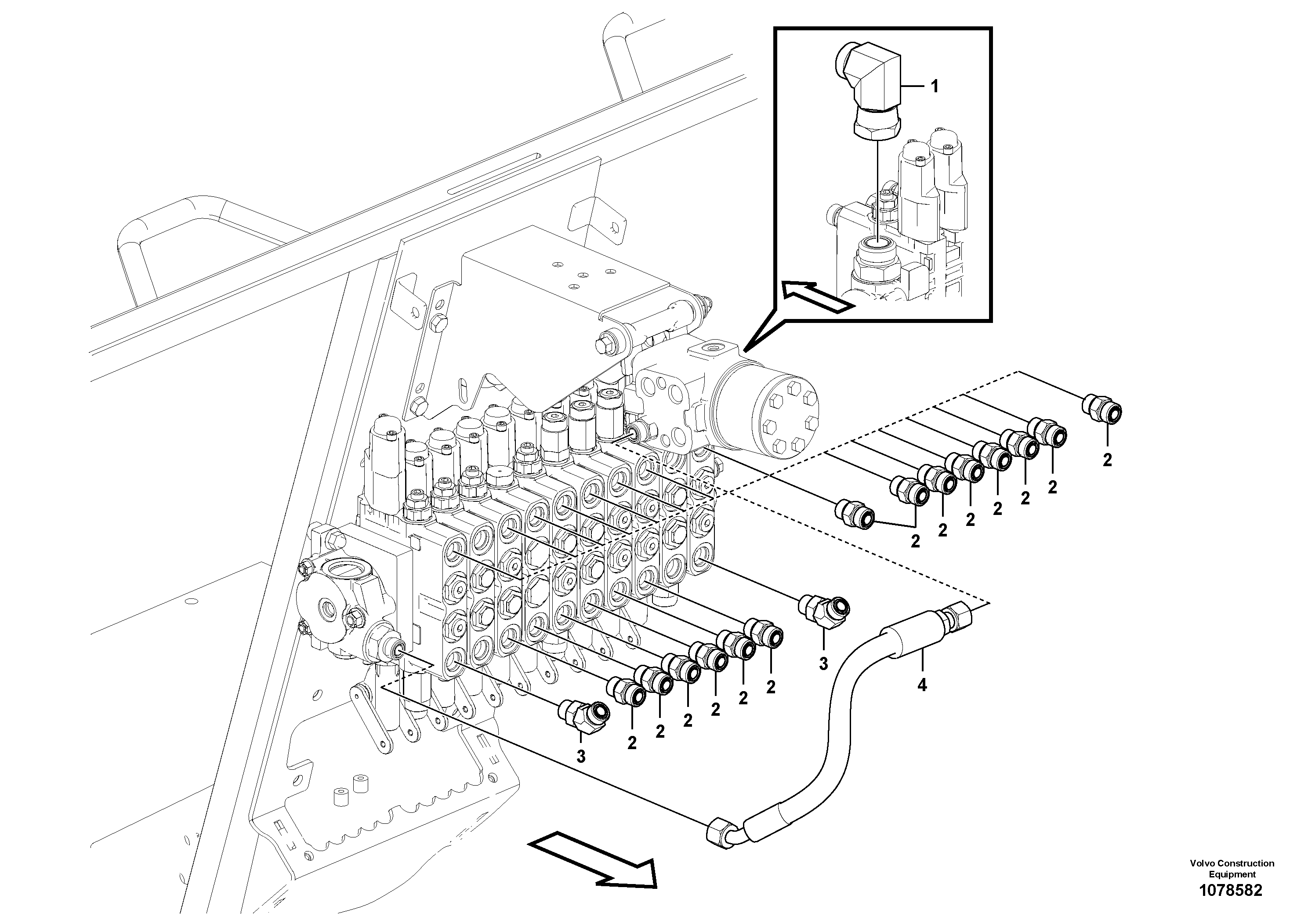 Timing gear casing VOE16260819 VOLVO