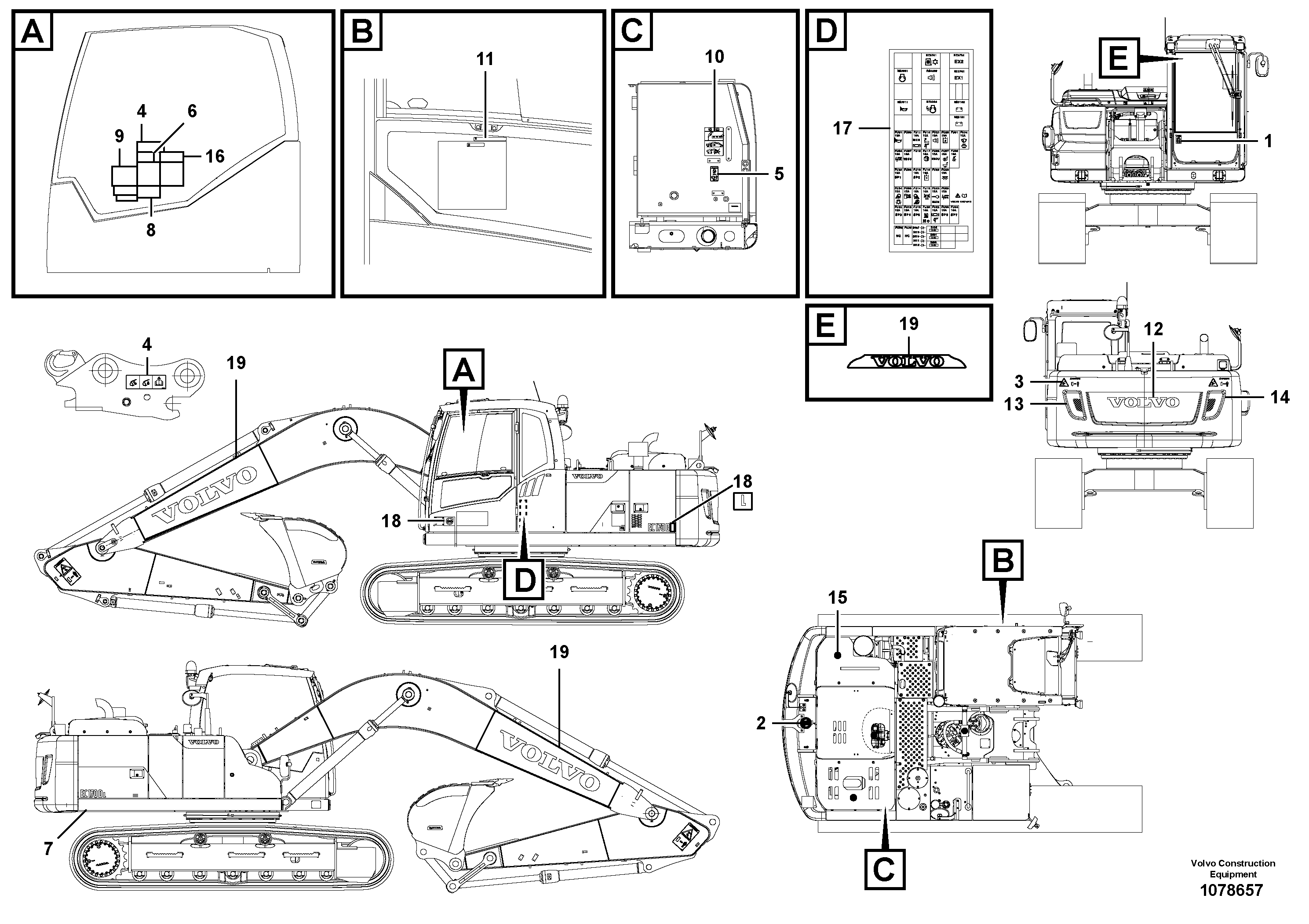 Cylinder Block VOE14560806 VOLVO