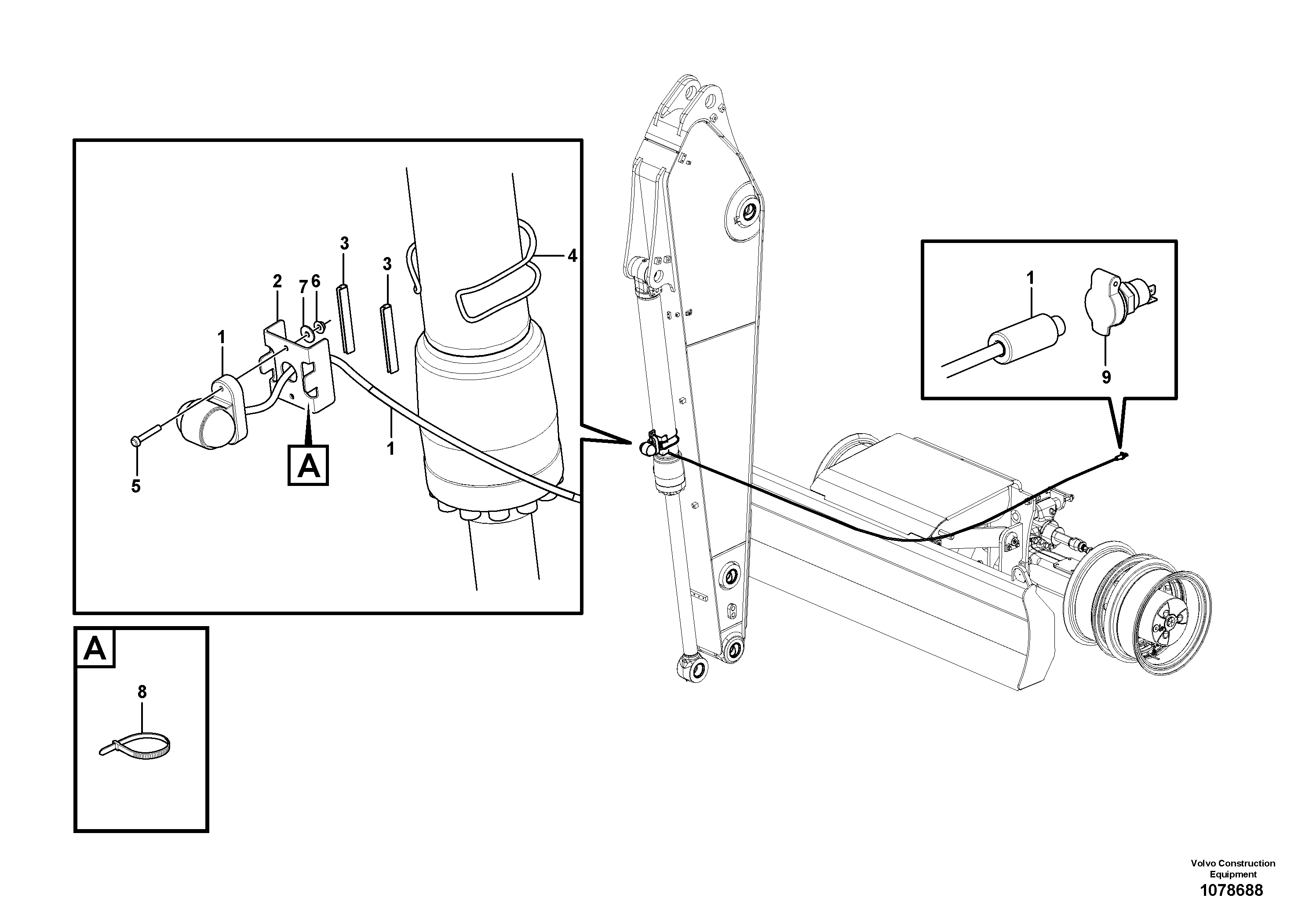 Stop wire VOE14660882 VOLVO