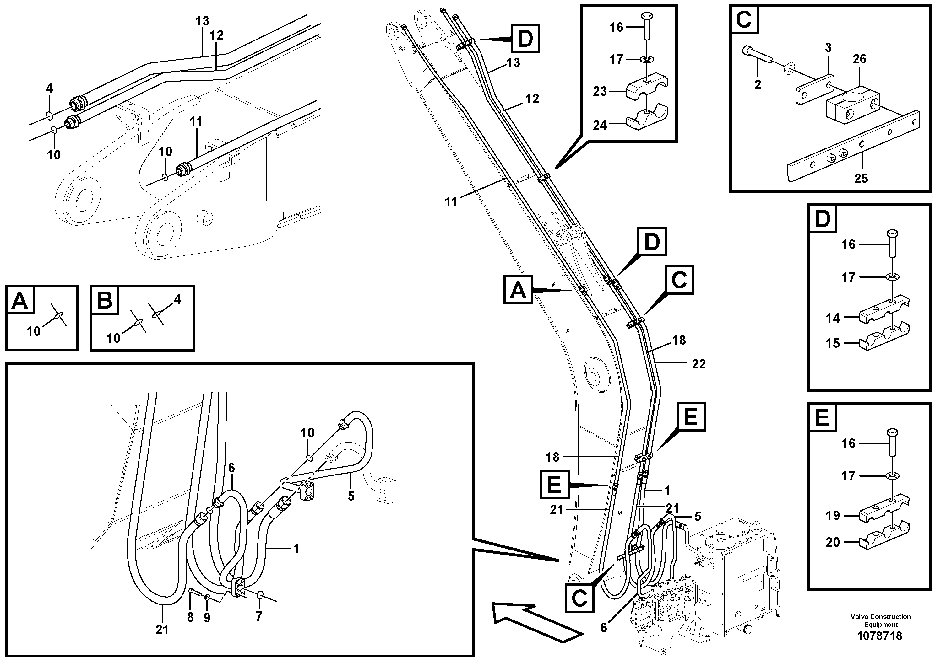 Timing gear casing VOE14698423 VOLVO