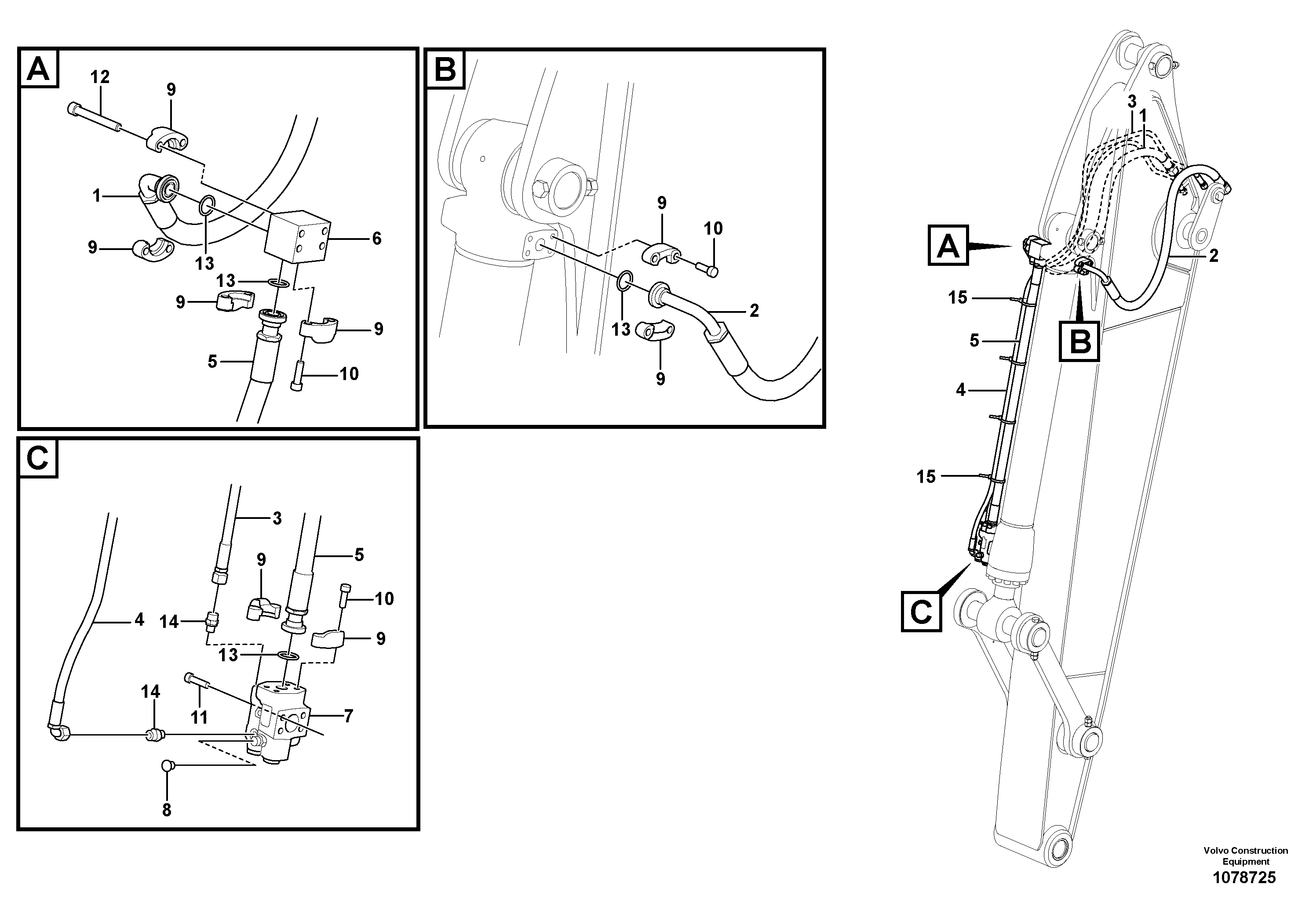 Timing gear casing VOE14722989 VOLVO